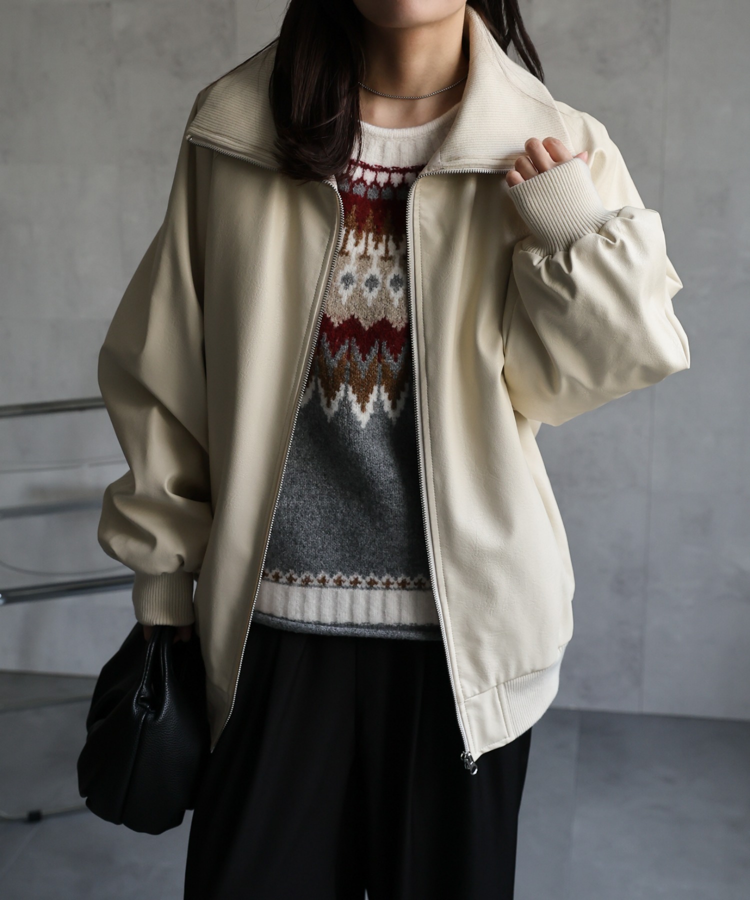 model：156cm 着用サイズ：FREE