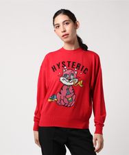 CAT DOPE編込 プルオーバー
