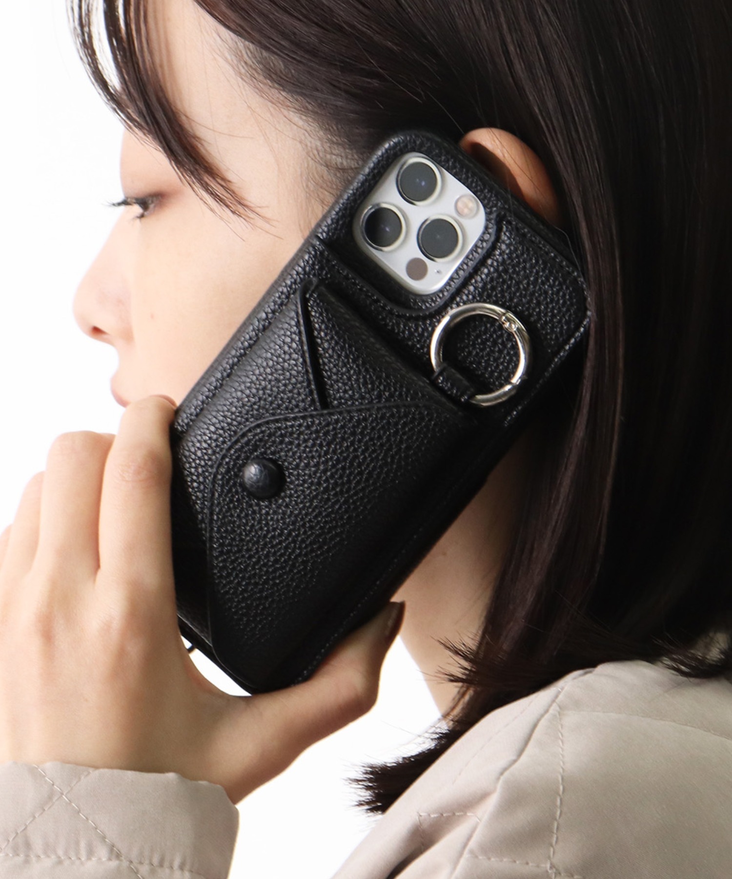 Ensemble アンサンブル Porte ベルト有り 鏡 コインケース カードケース付きiphoneケースvct E8101 Salle De Bal Salle De Bal The Barefoot Online サルデバル ザベアフット オンライン