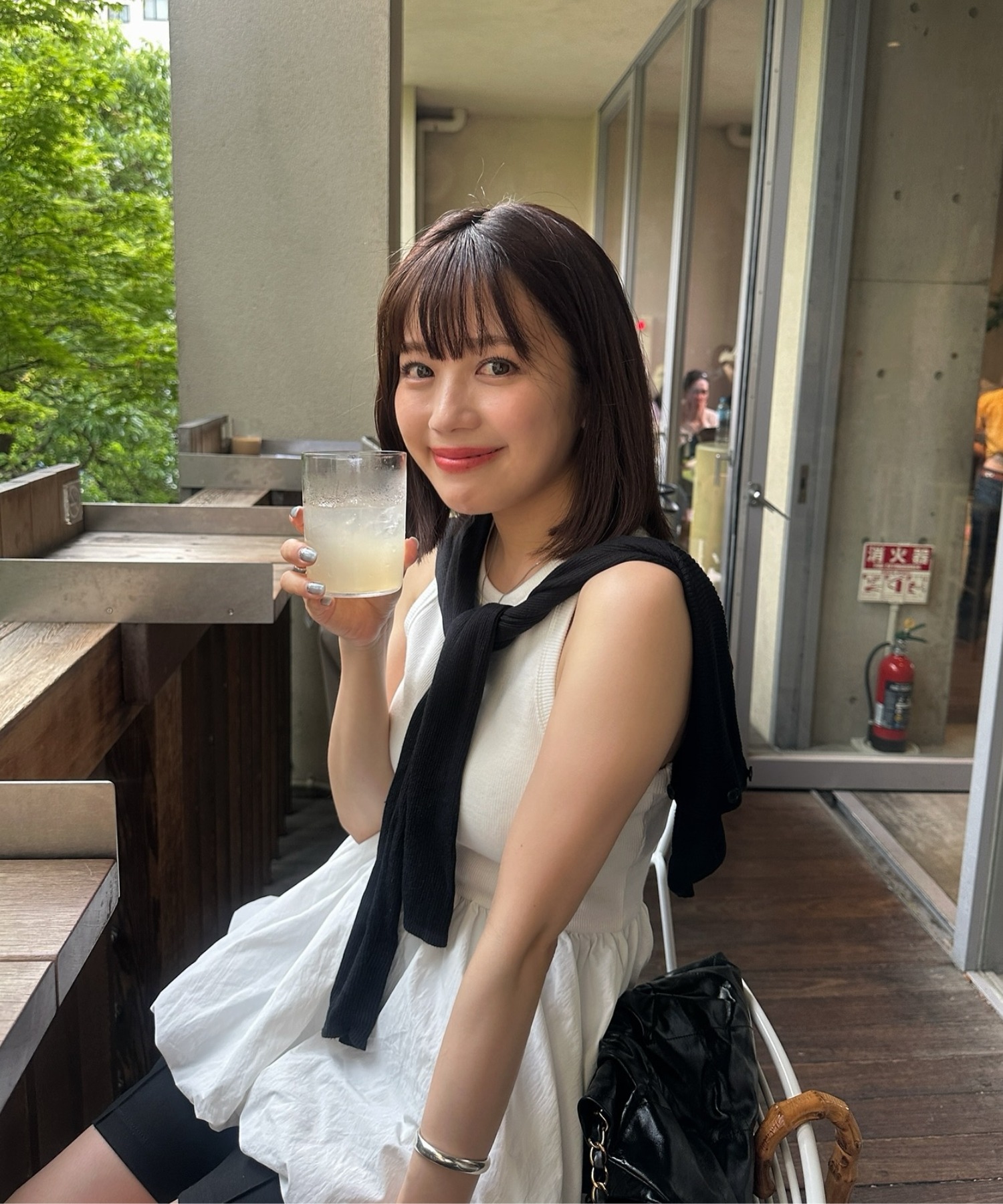 model：H153 着用サイズ：FREE