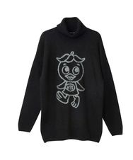 TOMATO BIRD編込 タートルプルオーバー