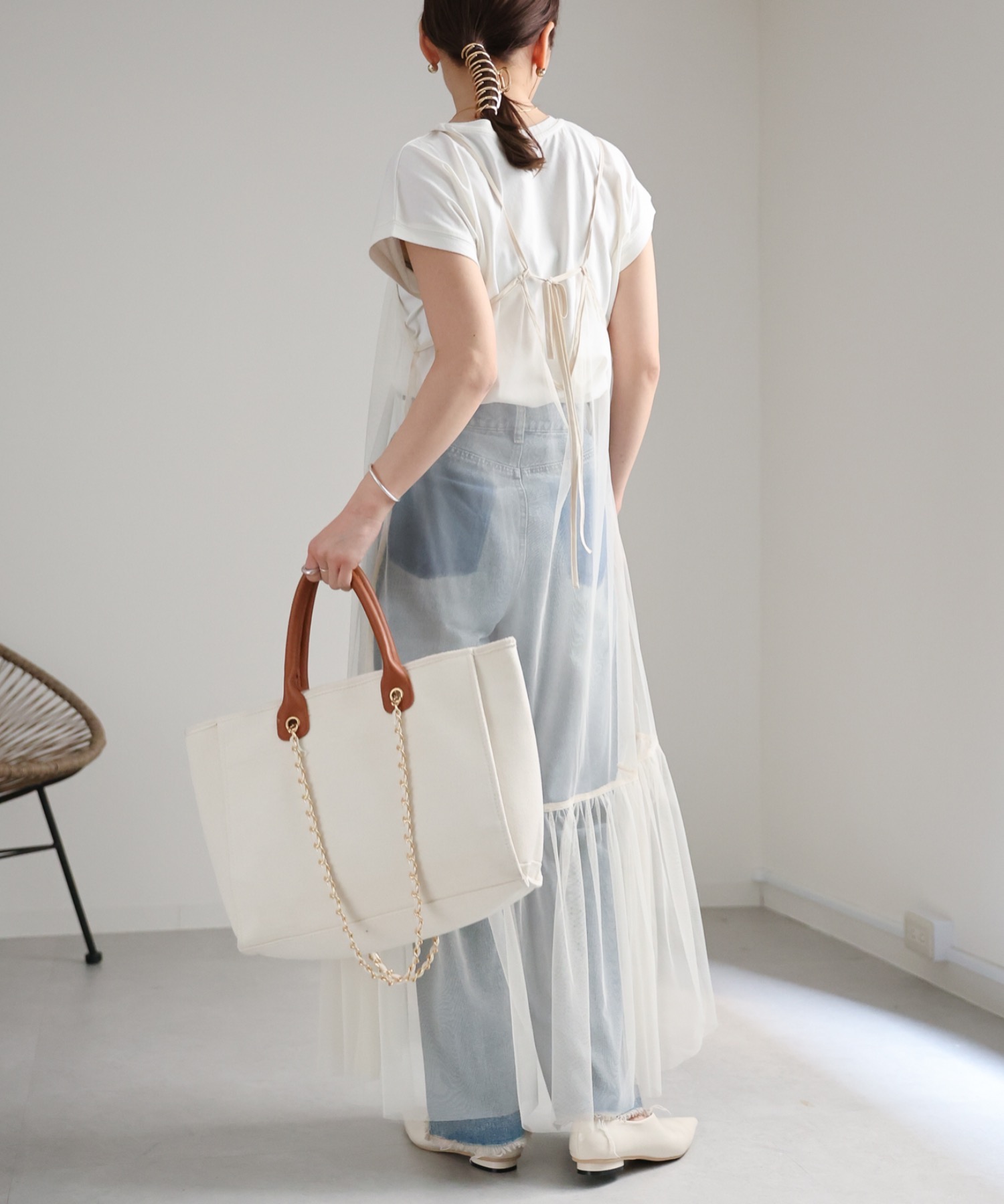 model:156cm  着用サイズ:FREE
