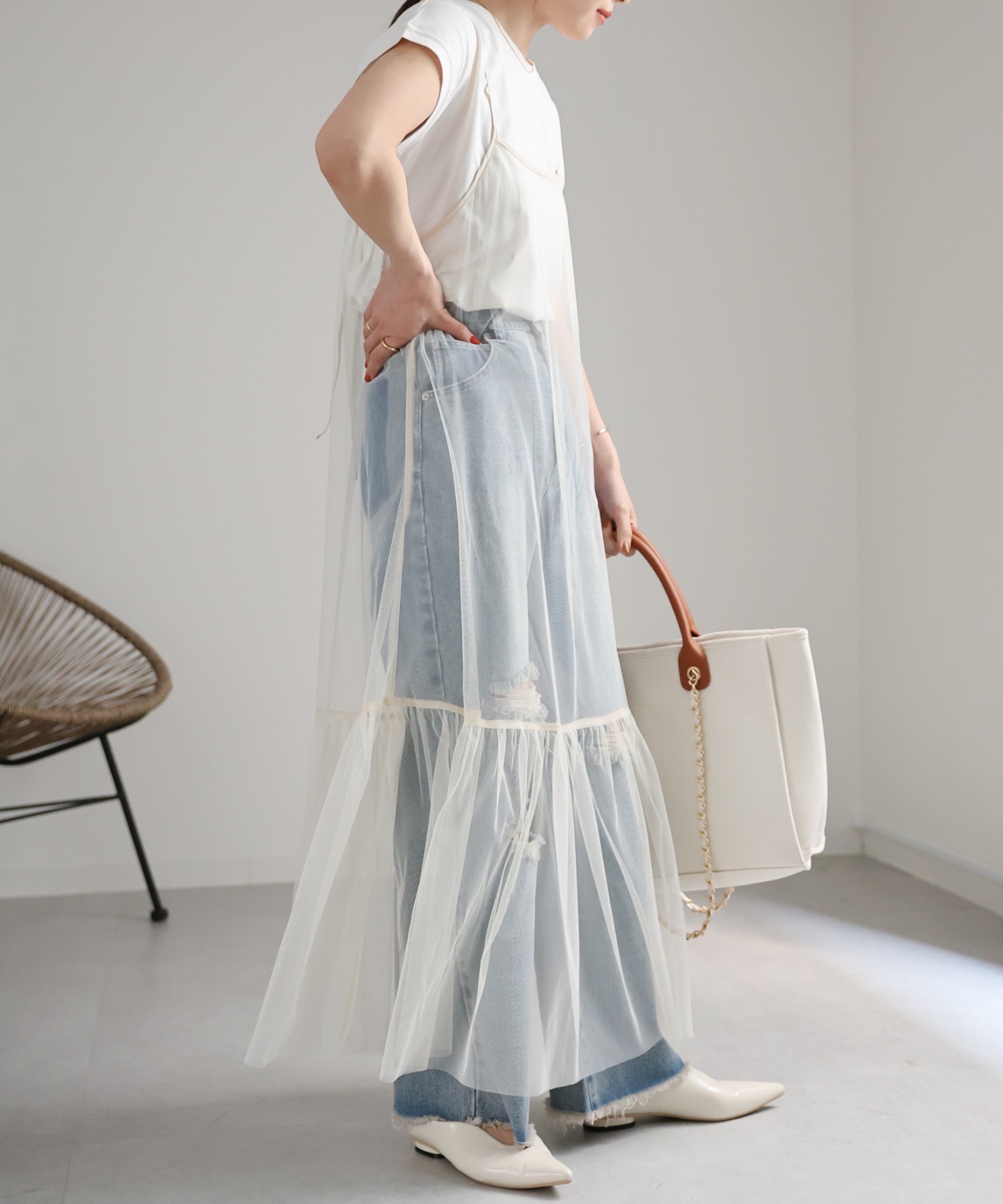 model:156cm  着用サイズ:FREE