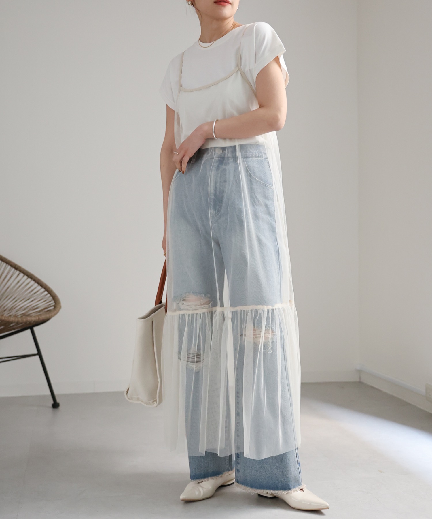 model:156cm  着用サイズ:FREE