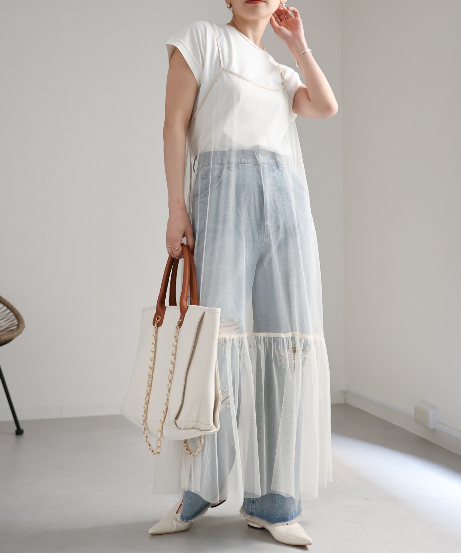 model:156cm  着用サイズ:FREE