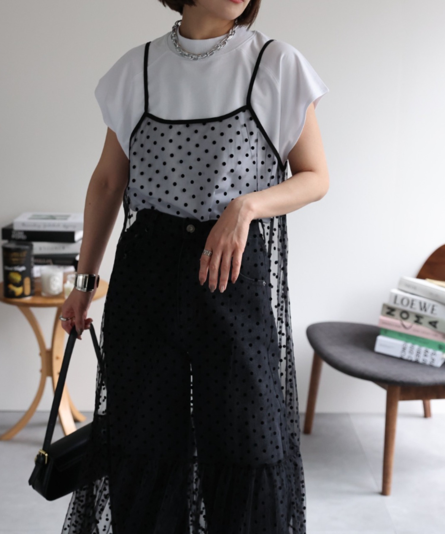model:162cm  着用サイズ:FREE