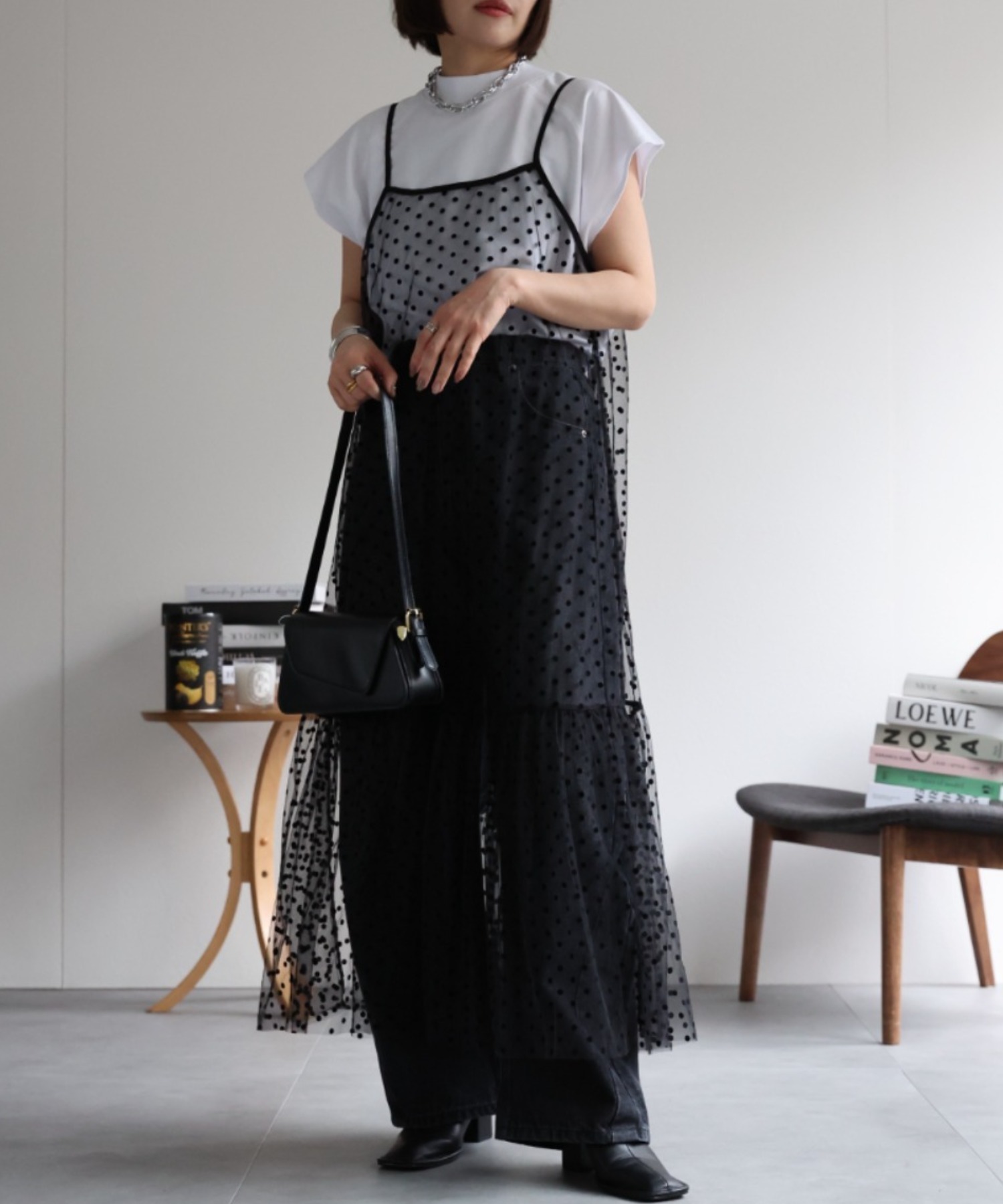 model:162cm  着用サイズ:FREE
