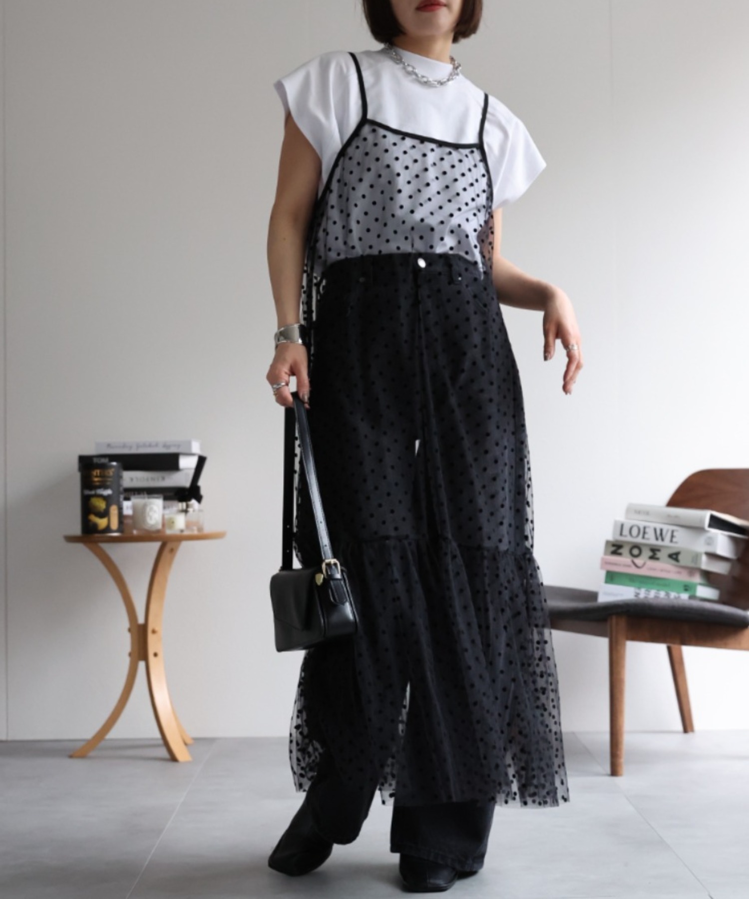 model:162cm  着用サイズ:FREE