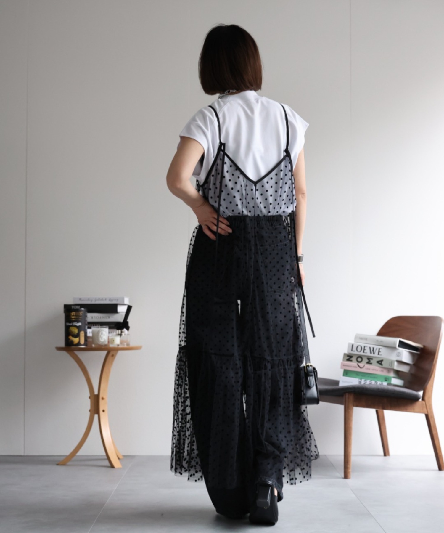 model:162cm  着用サイズ:FREE