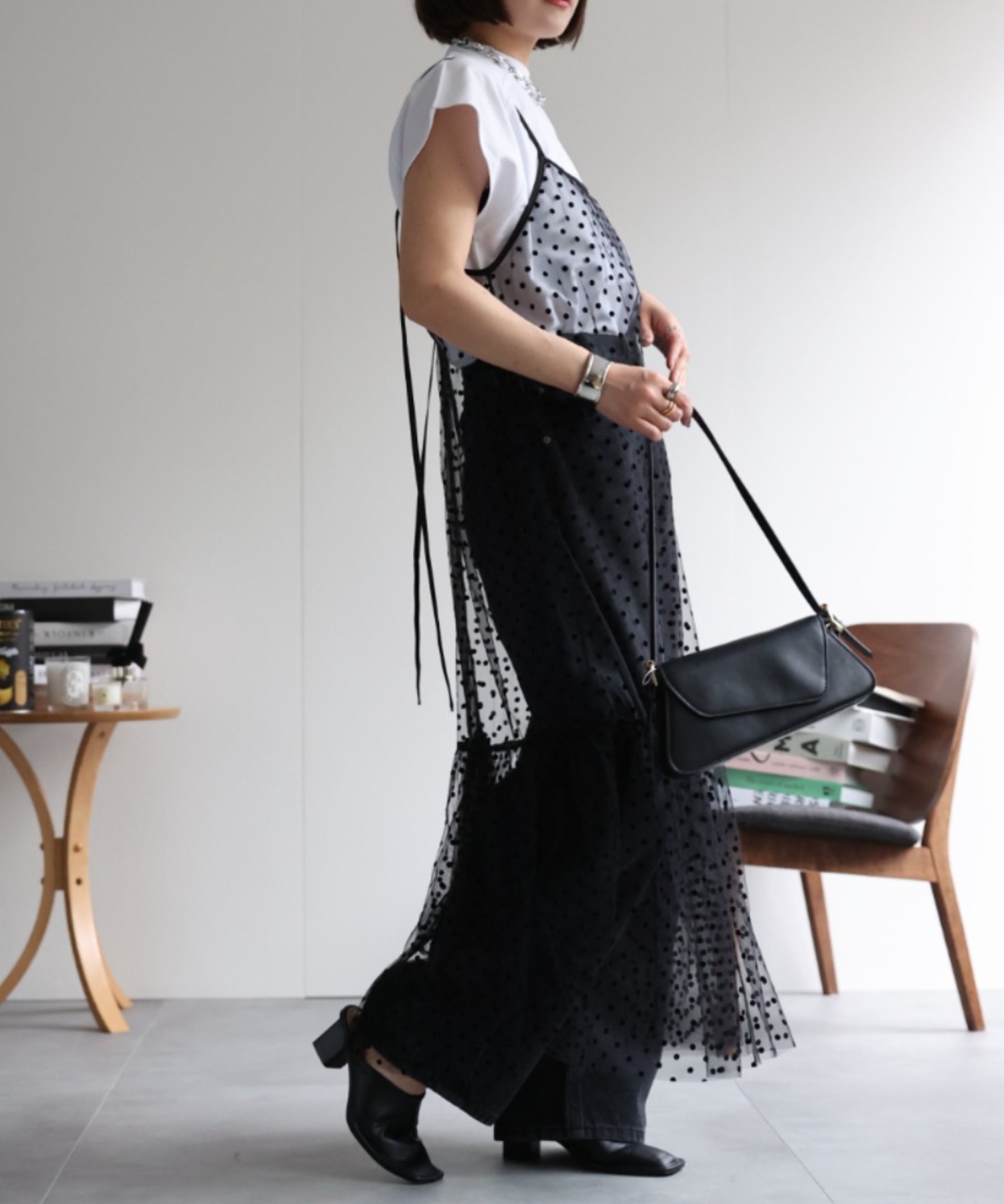 model:162cm  着用サイズ:FREE