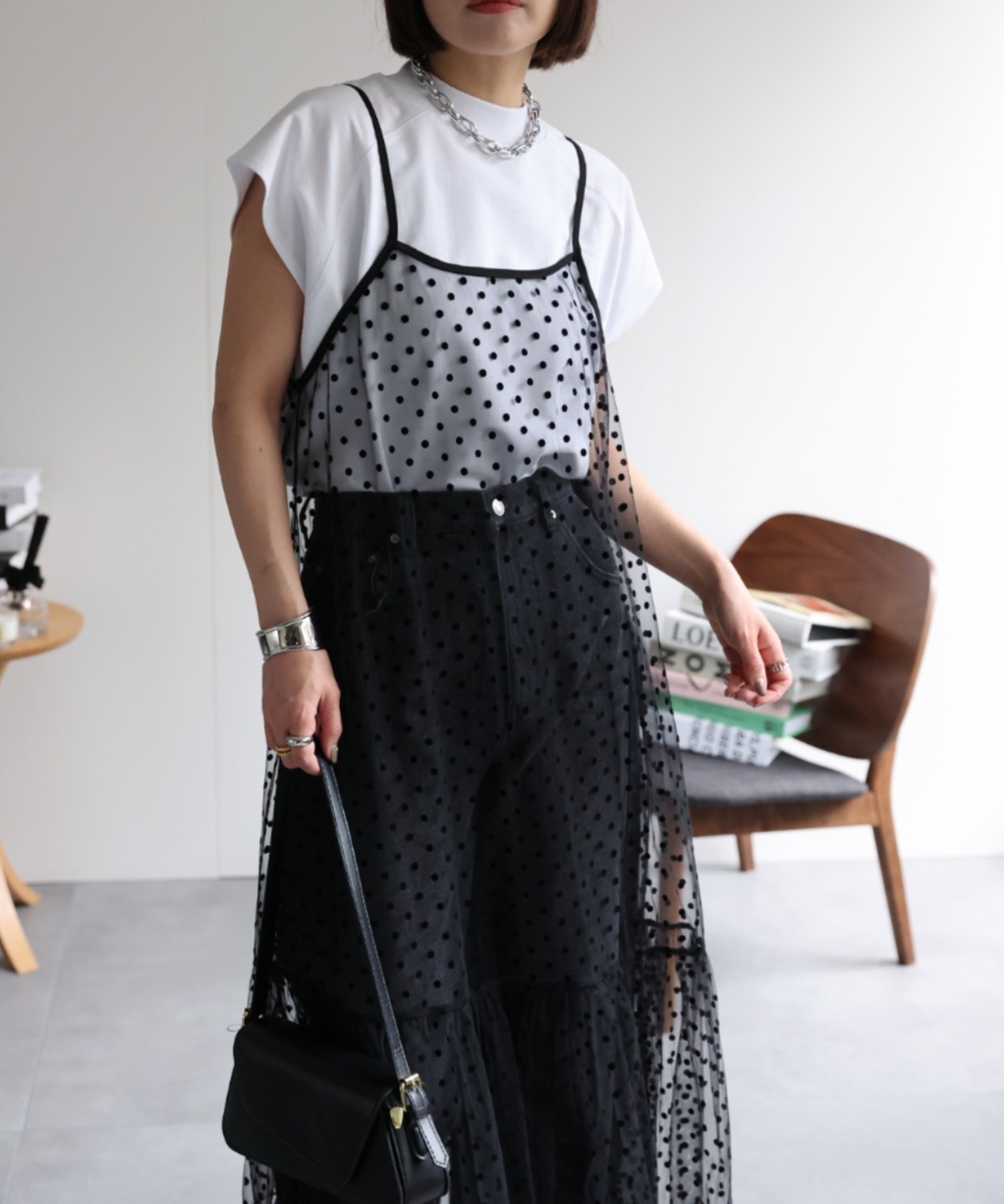 model:162cm  着用サイズ:FREE