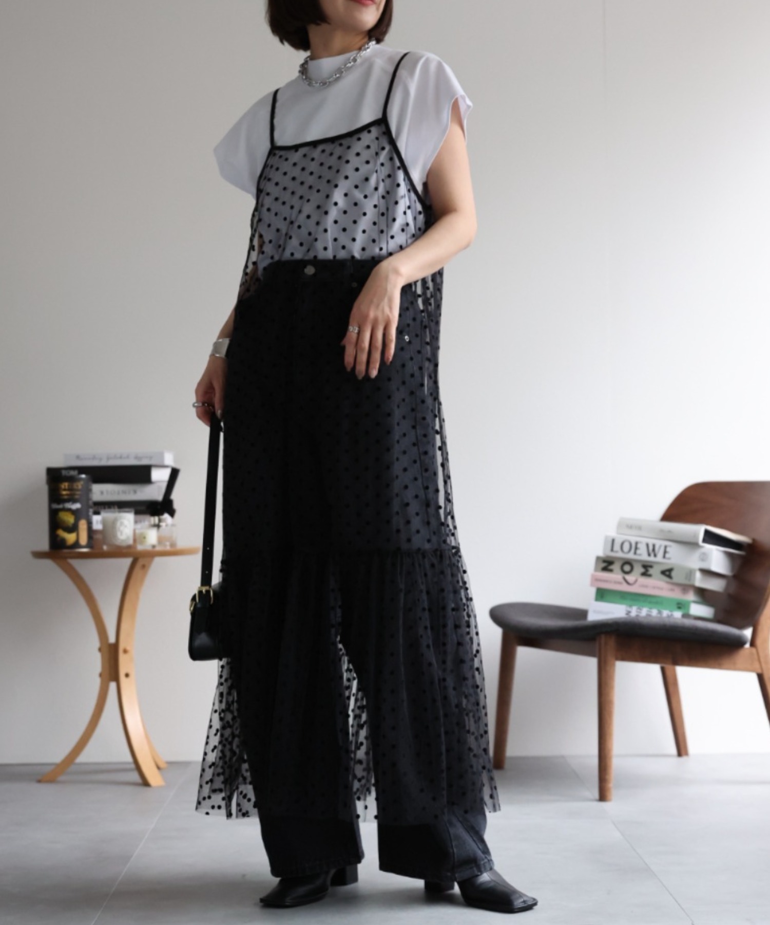model:162cm  着用サイズ:FREE