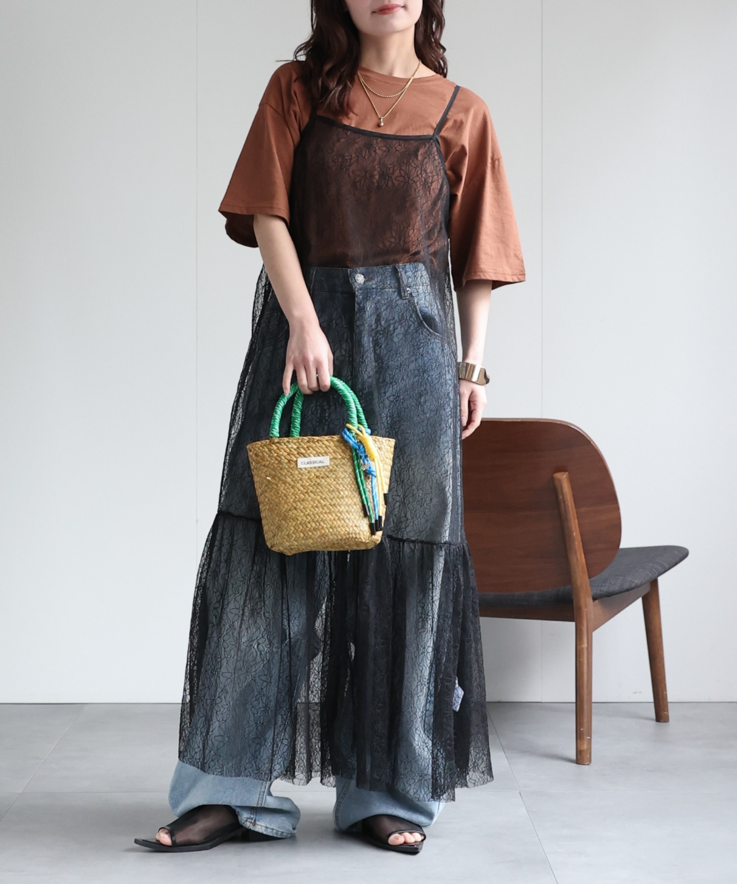 model:156cm  着用サイズ:FREE