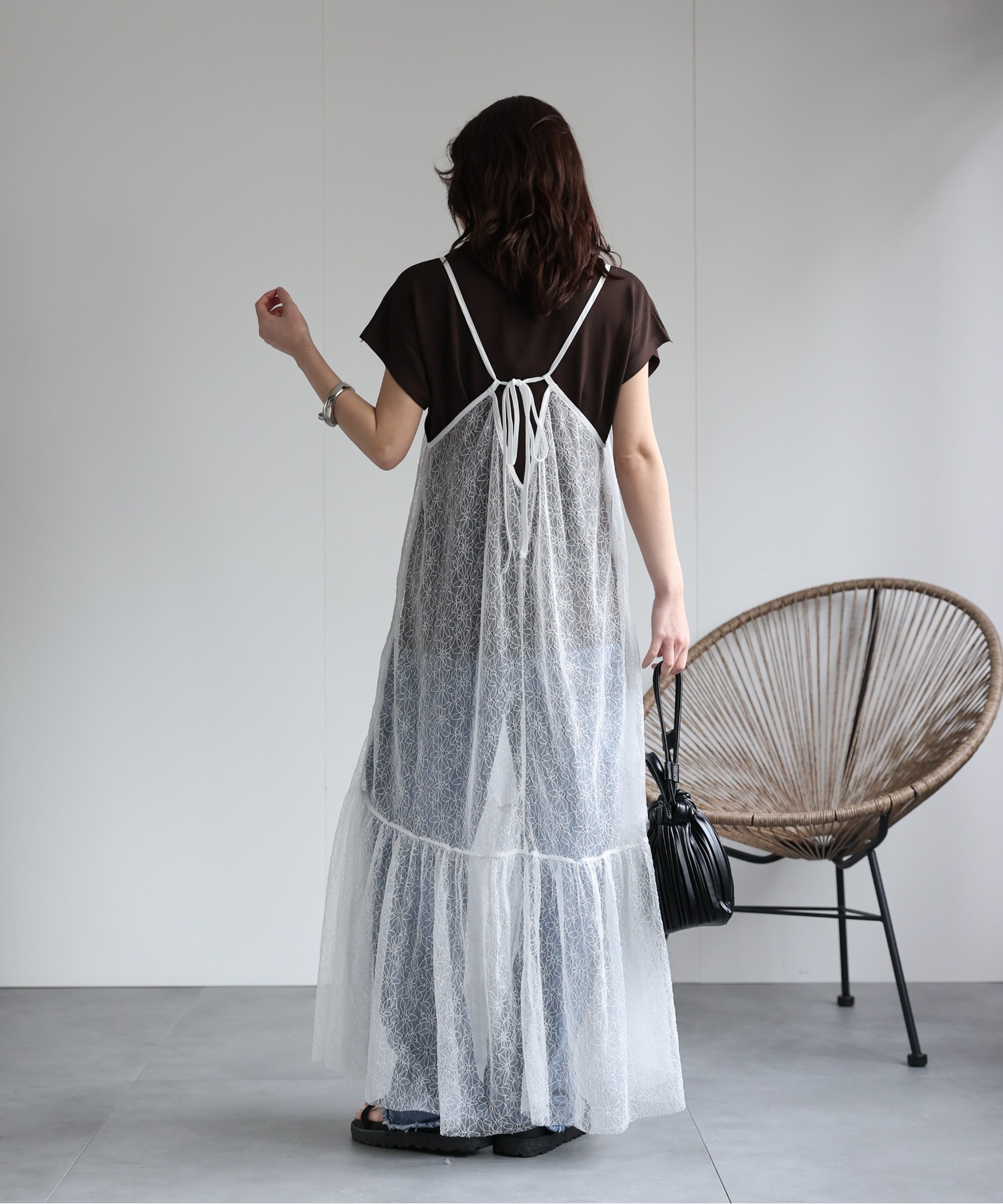 model:156cm  着用サイズ:FREE