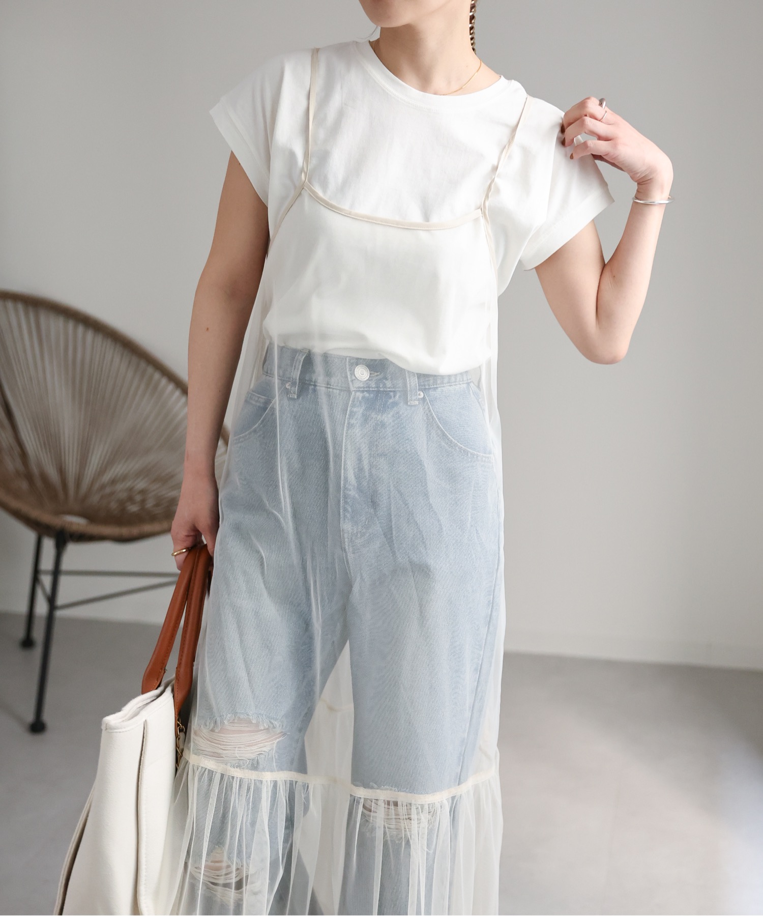 model:156cm  着用サイズ:FREE