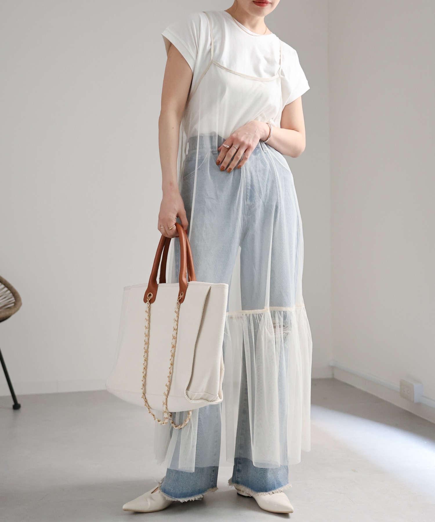 model:162cm  着用サイズ:FREE