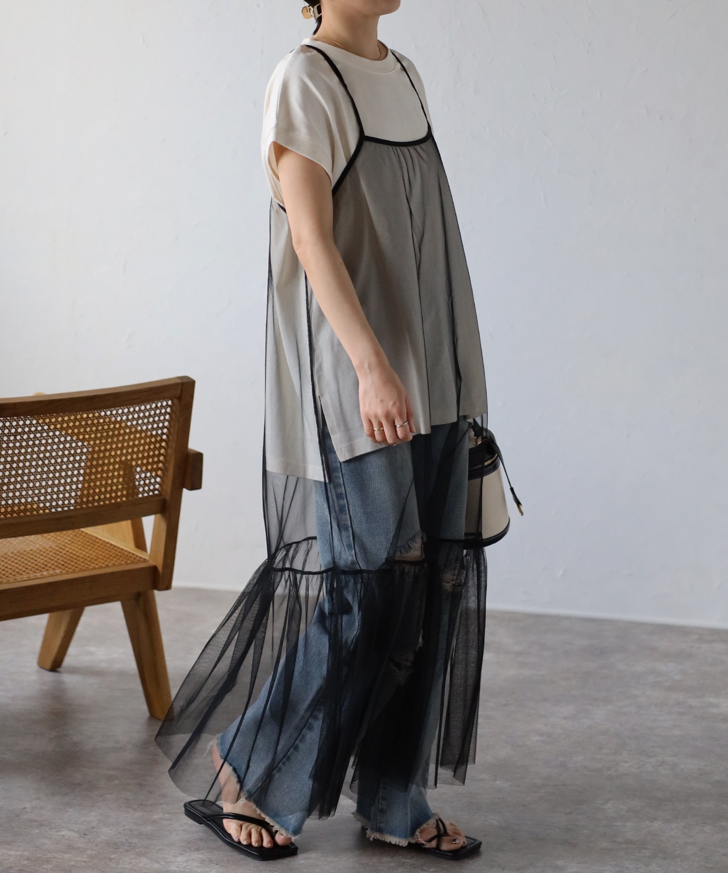 model:162cm  着用サイズ:FREE