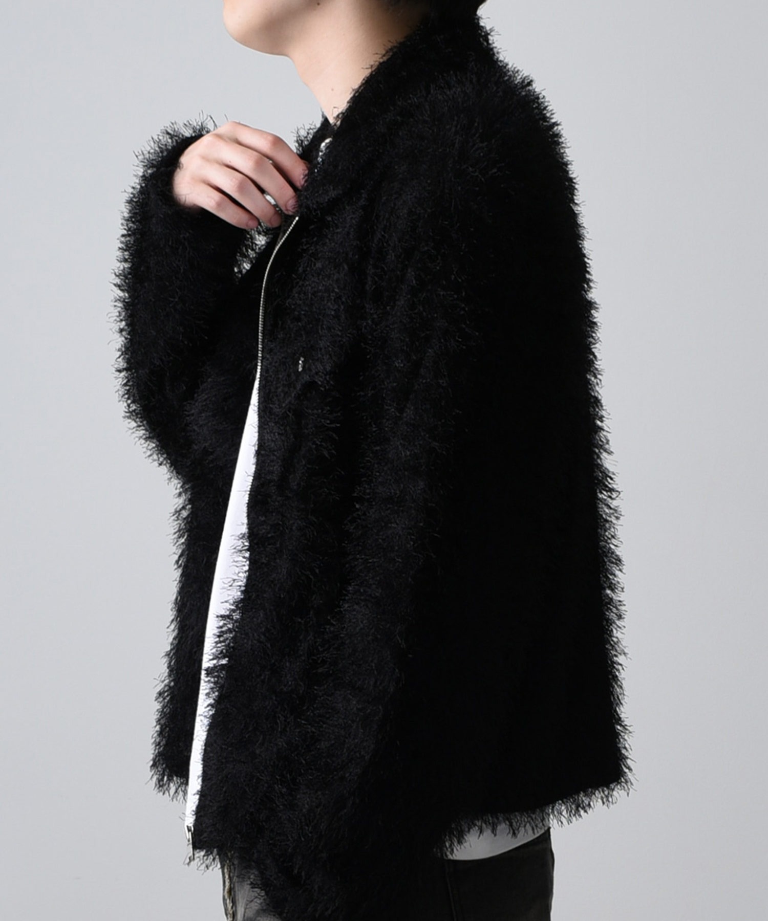 A'GEM/9 × .kom 『BENUSTA/ベヌスタ』Shaggy Fur Zip-Up Jacket