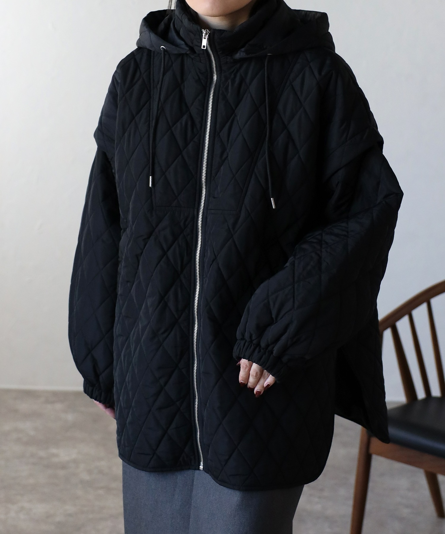 model:162㎝　着用サイズ:FREE