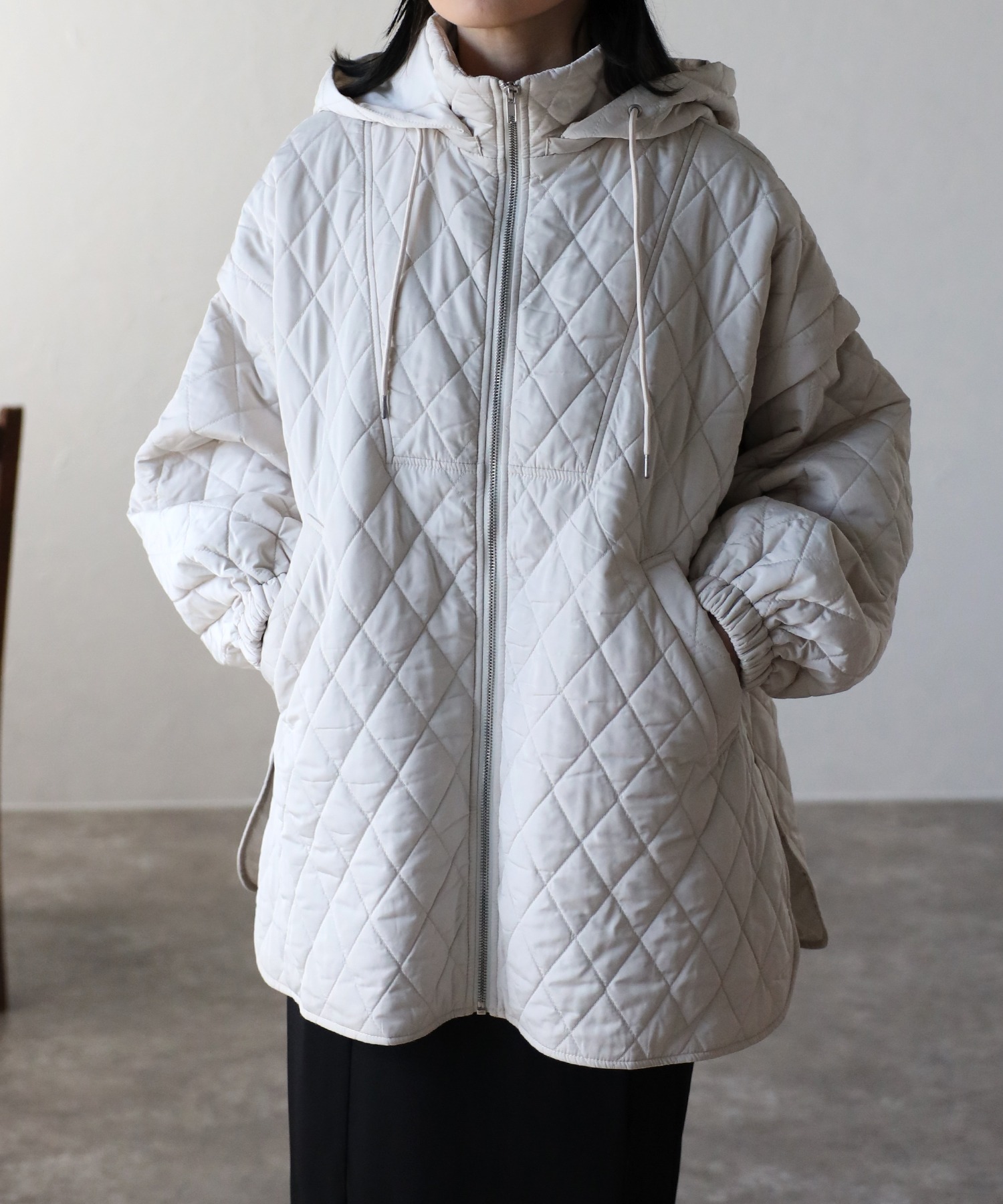 model:162㎝　着用サイズ:FREE