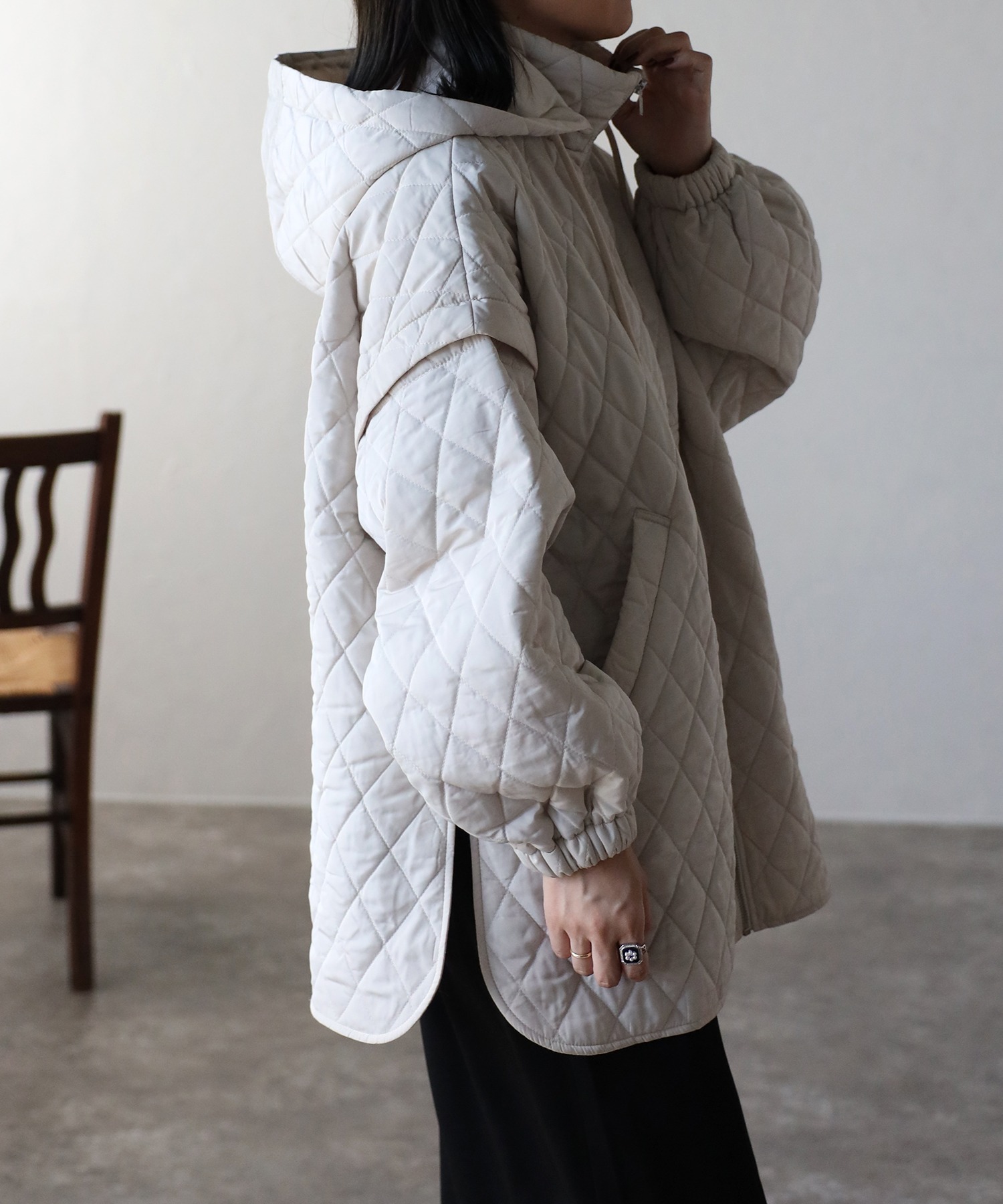 model:162㎝　着用サイズ:FREE