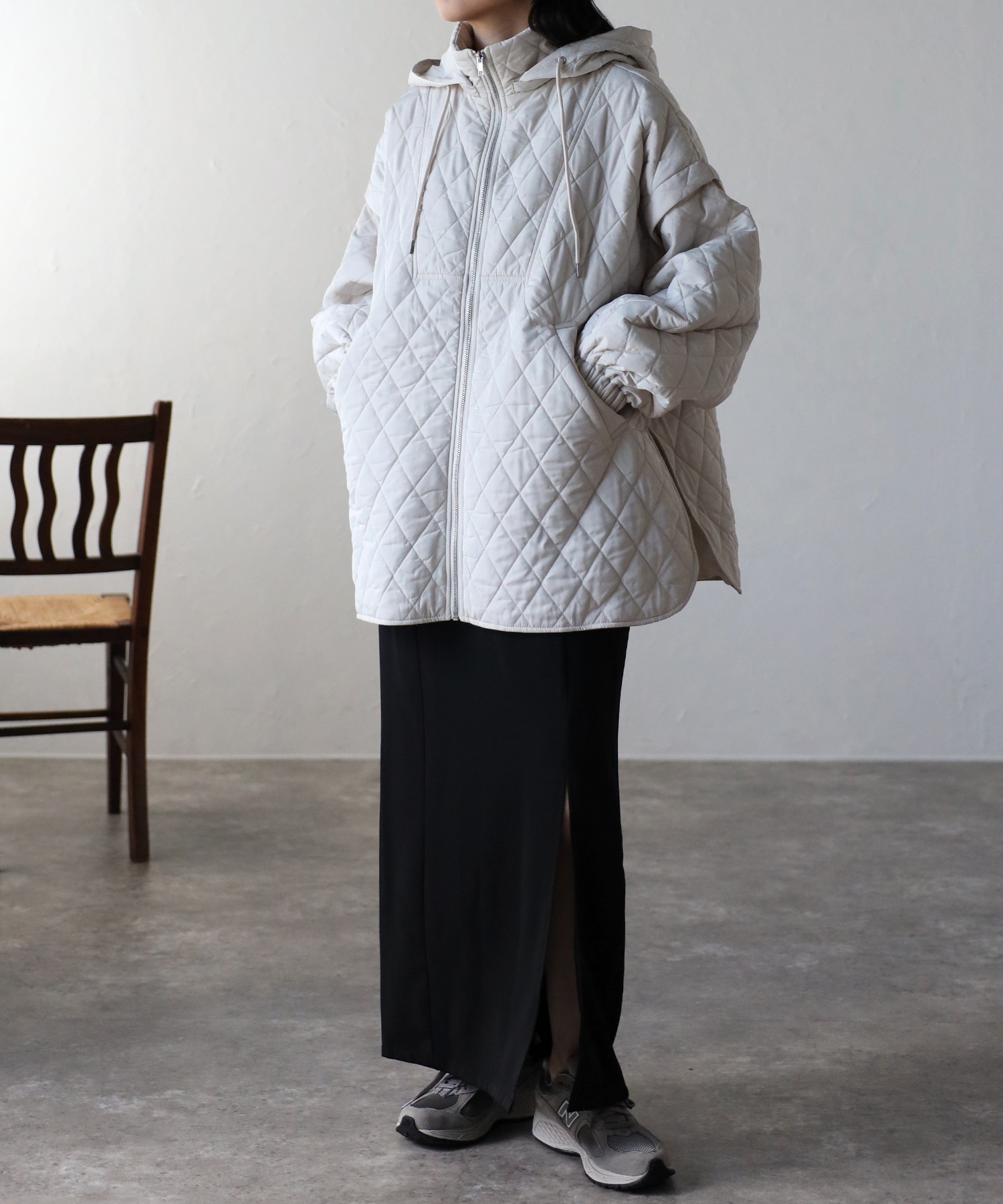 model:162㎝　着用サイズ:FREE