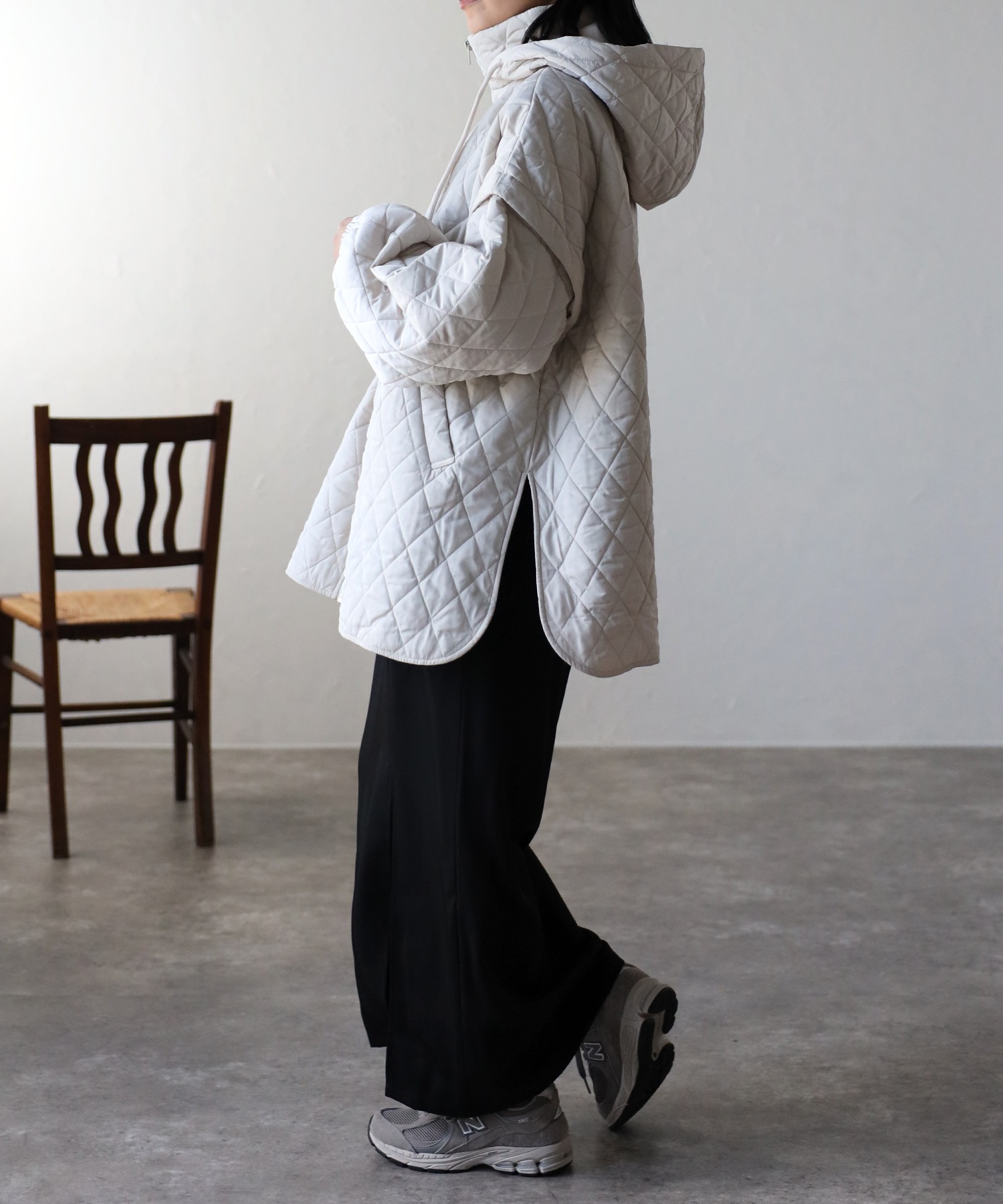 model:162㎝　着用サイズ:FREE
