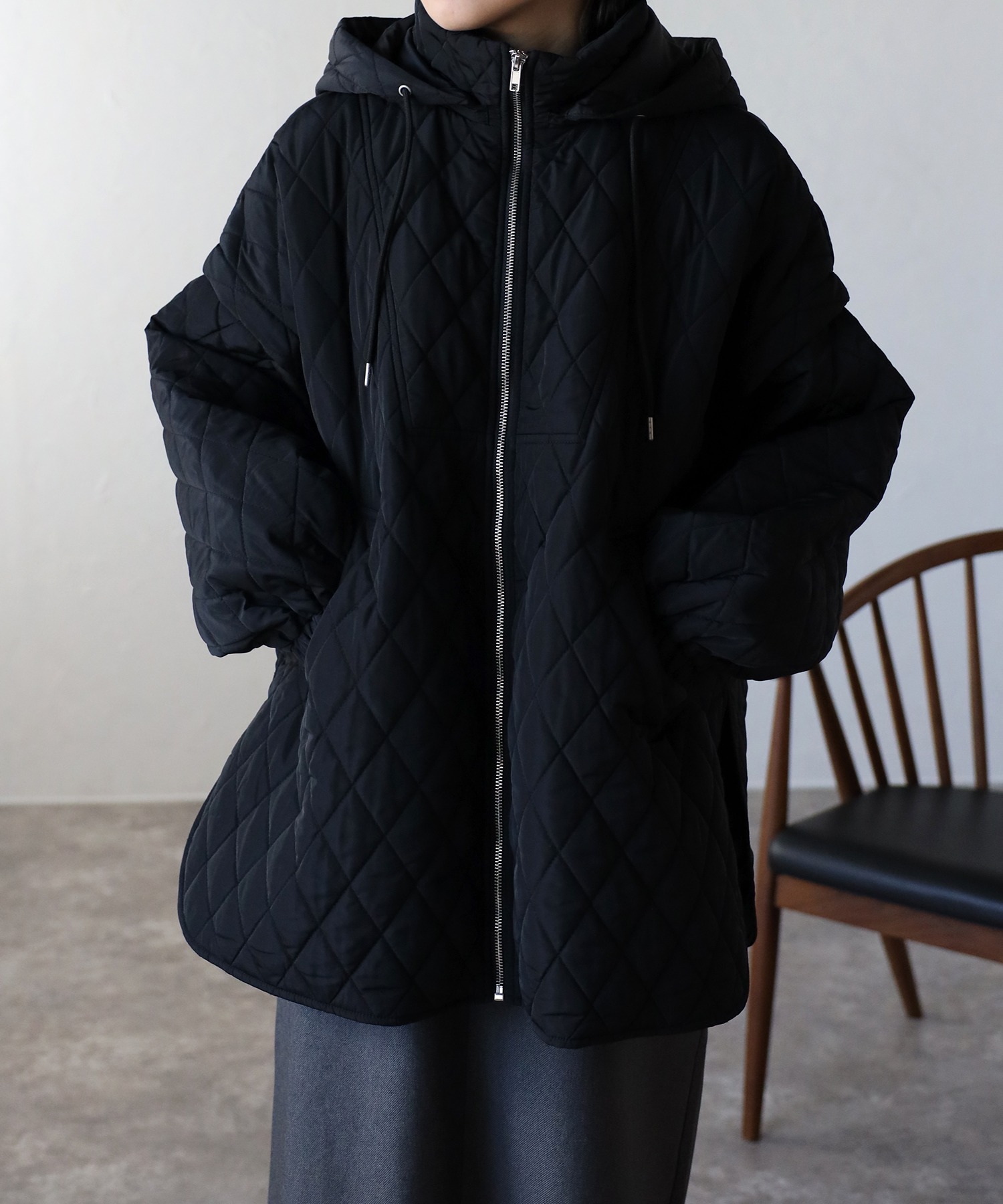 model:162㎝　着用サイズ:FREE