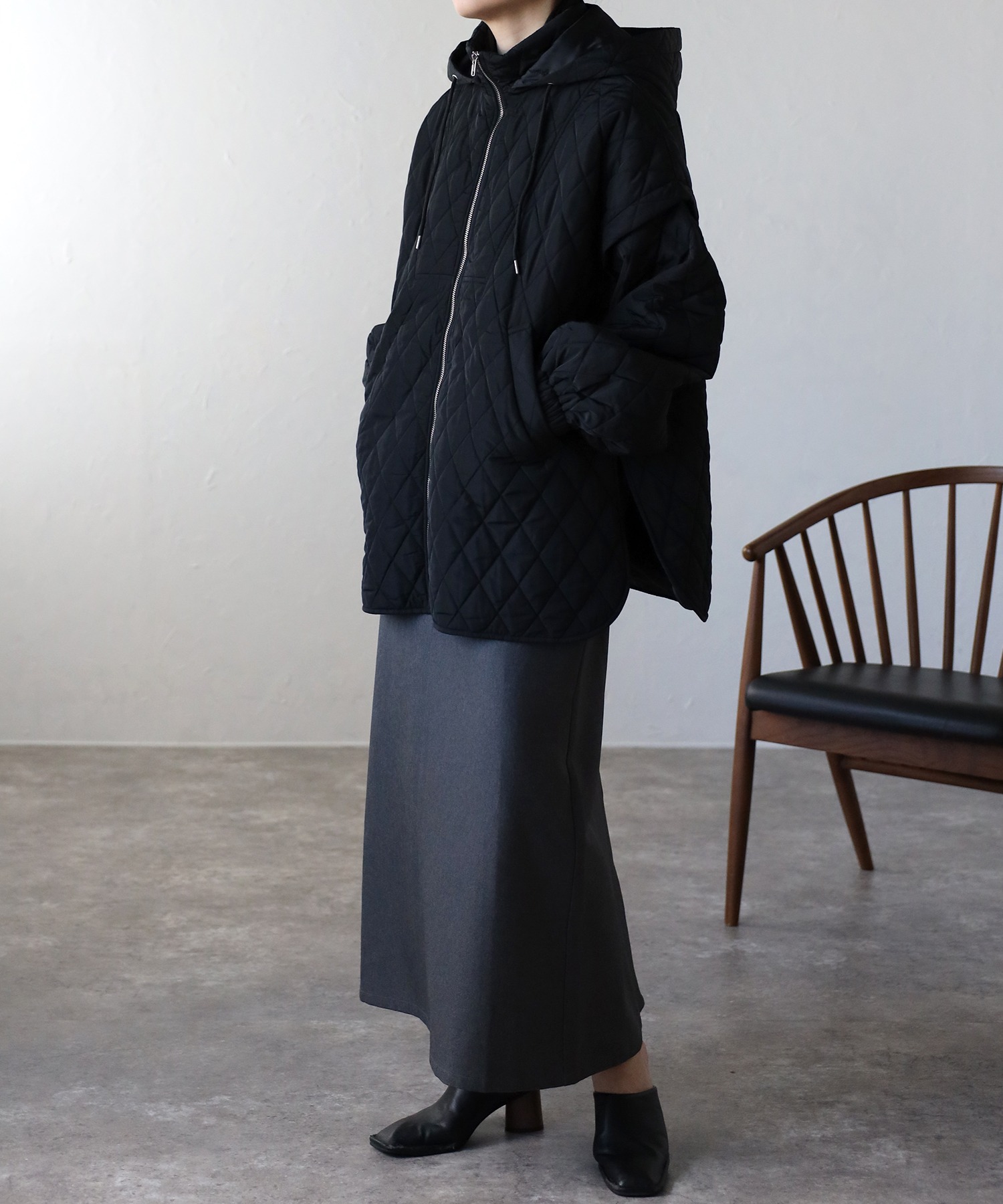 model:162㎝　着用サイズ:FREE