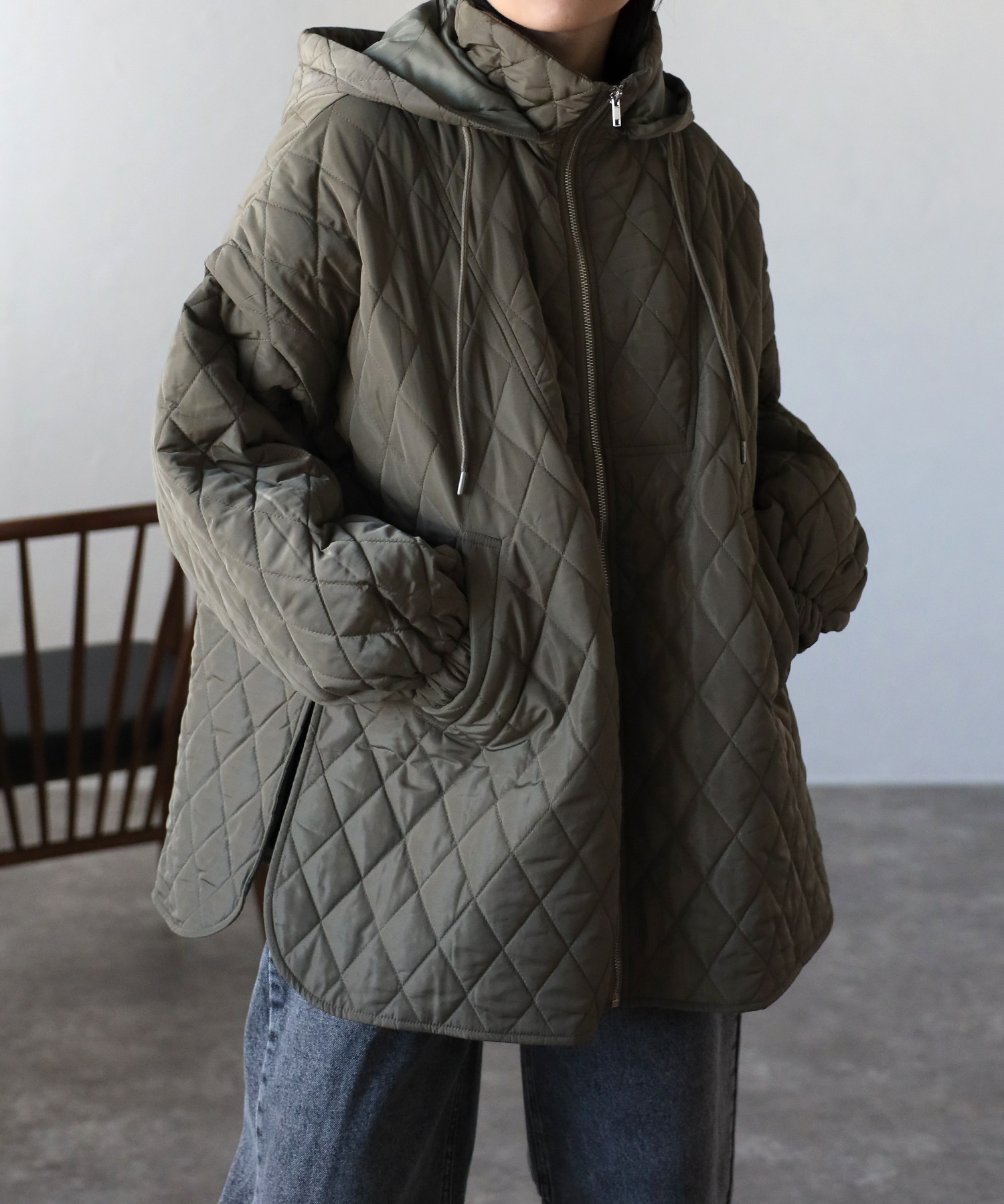 model:162㎝　着用サイズ:FREE