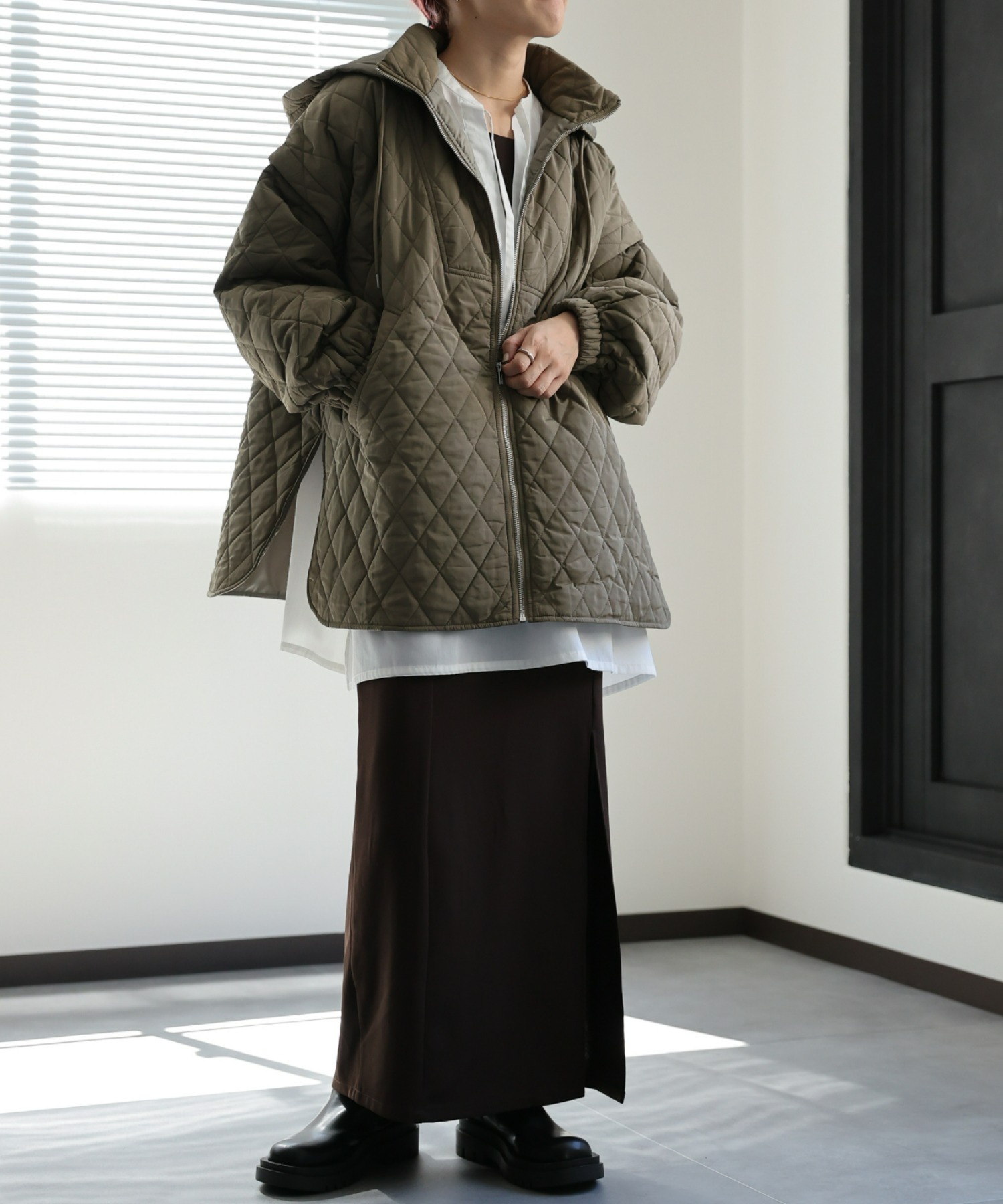 model:162㎝　着用サイズ:FREE