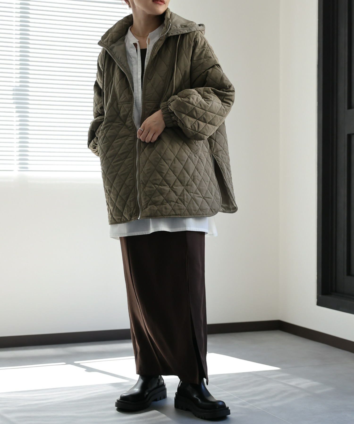 model:162㎝　着用サイズ:FREE