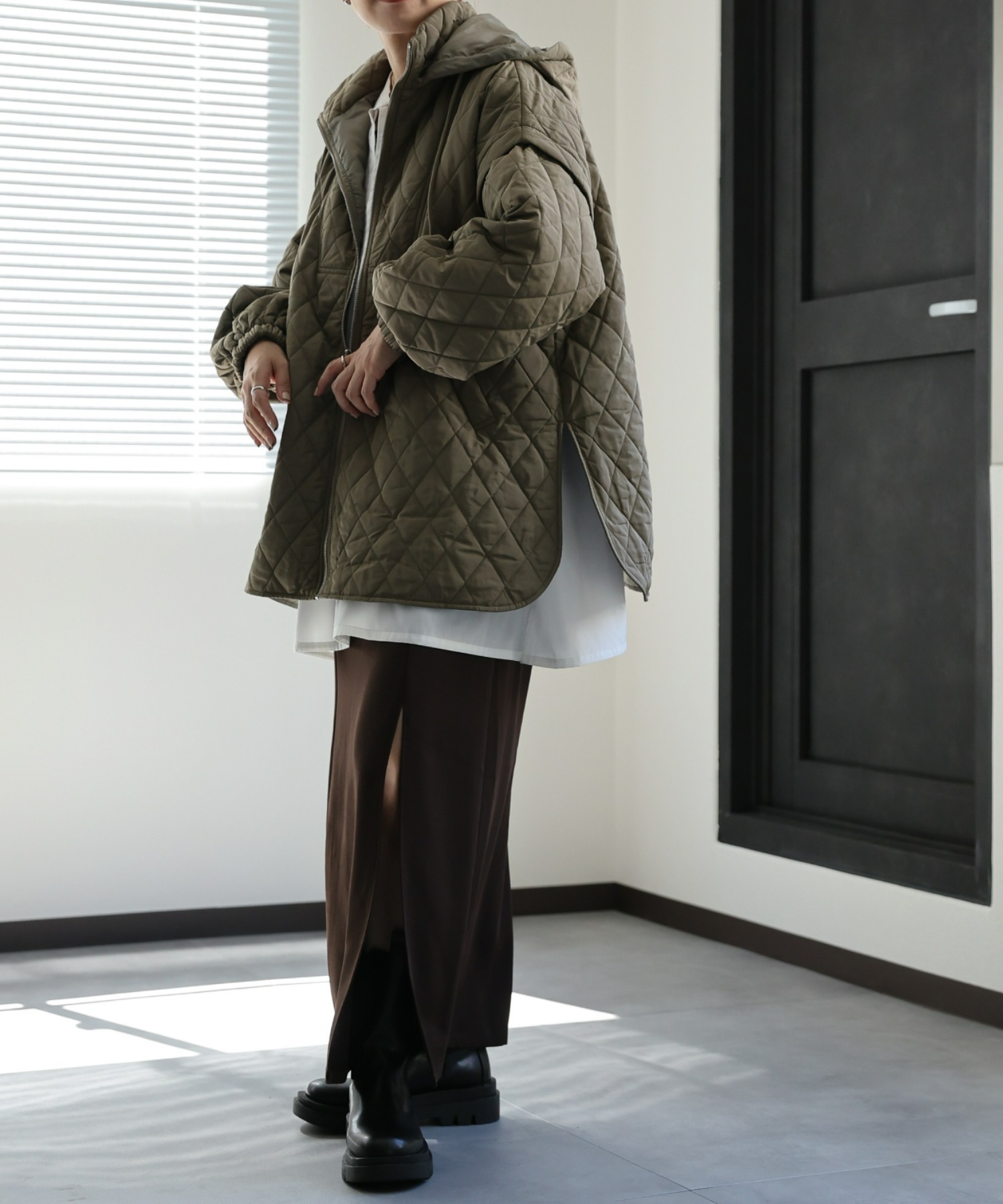 model:162㎝　着用サイズ:FREE