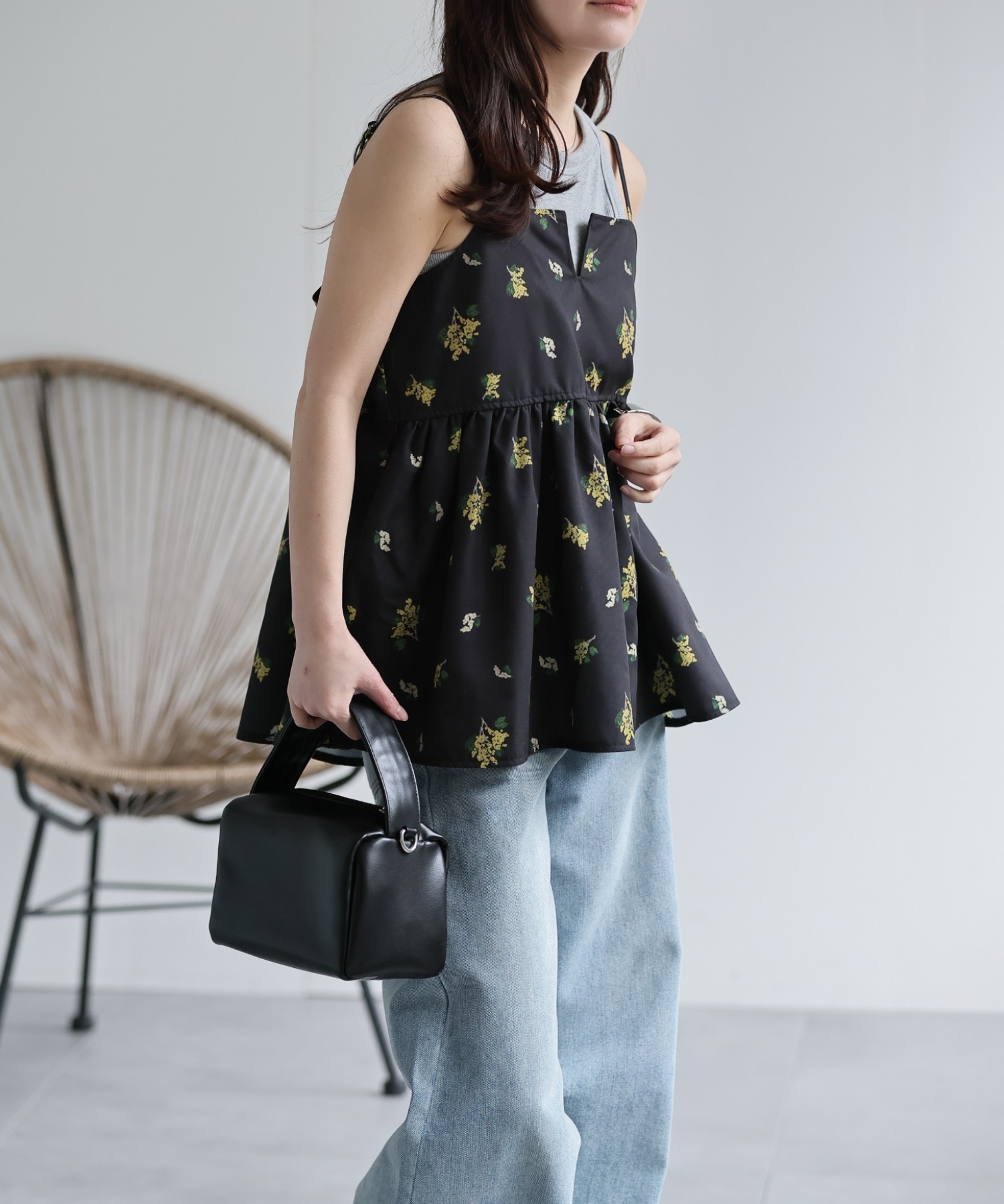 model：156cm 着用サイズ：FREE