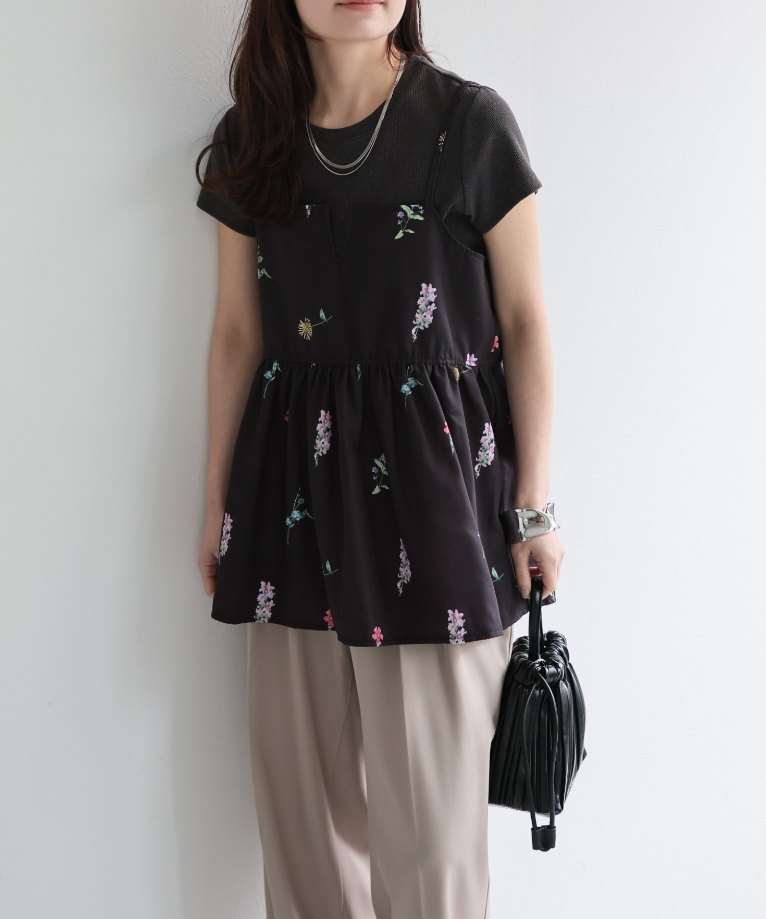 model：156cm 着用サイズ：FREE