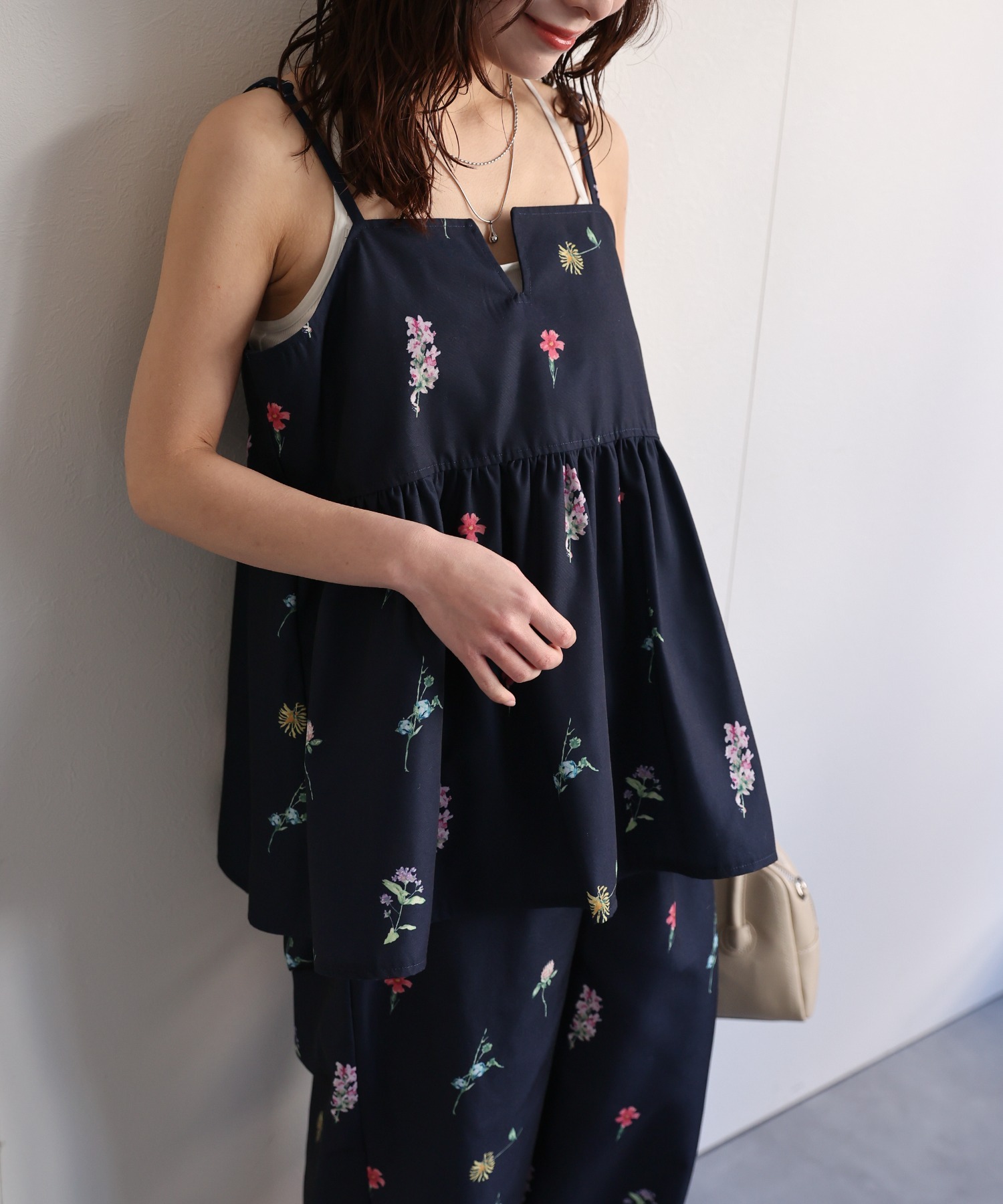 model：156cm 着用サイズ：FREE