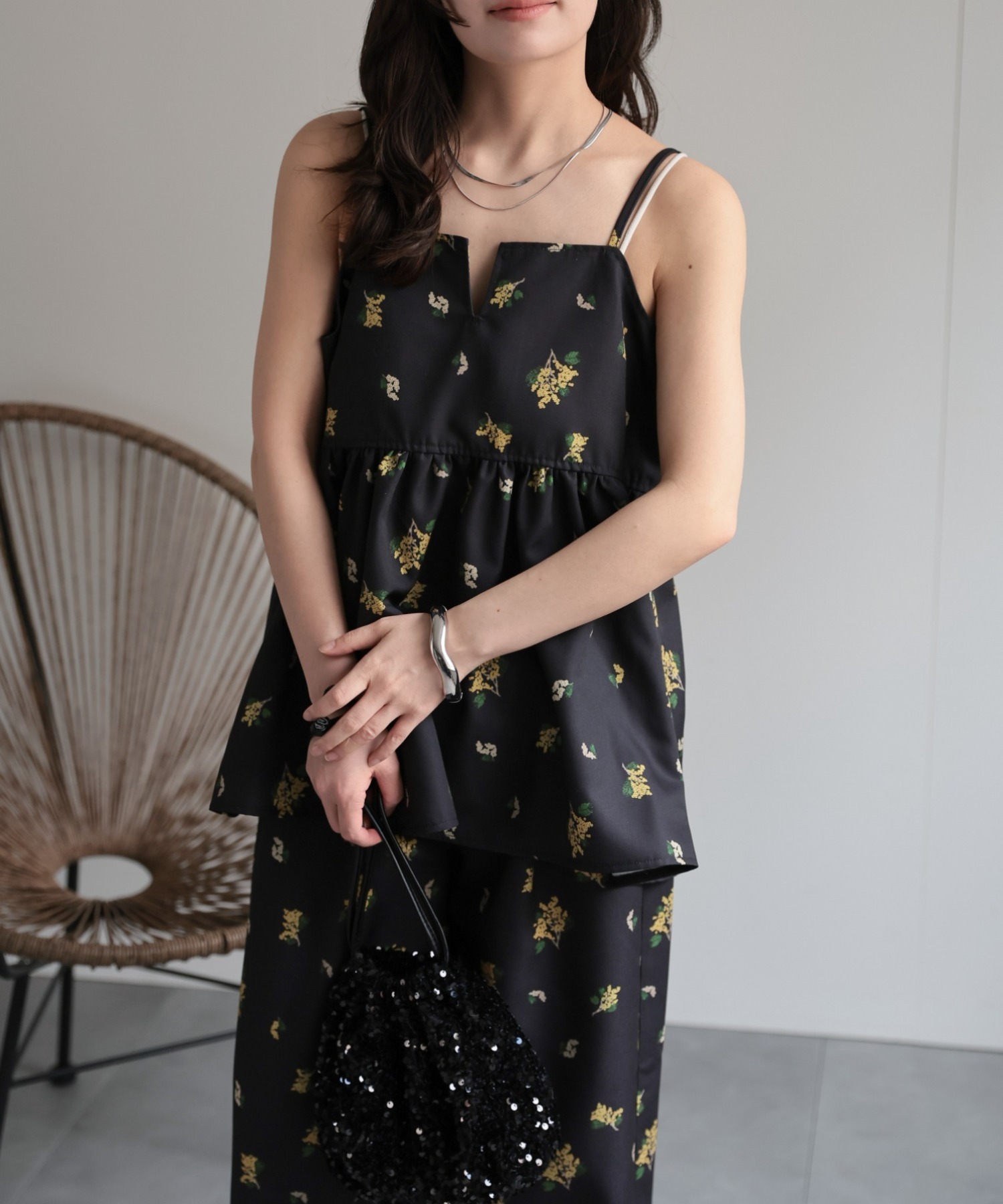 model：156cm 着用サイズ：FREE