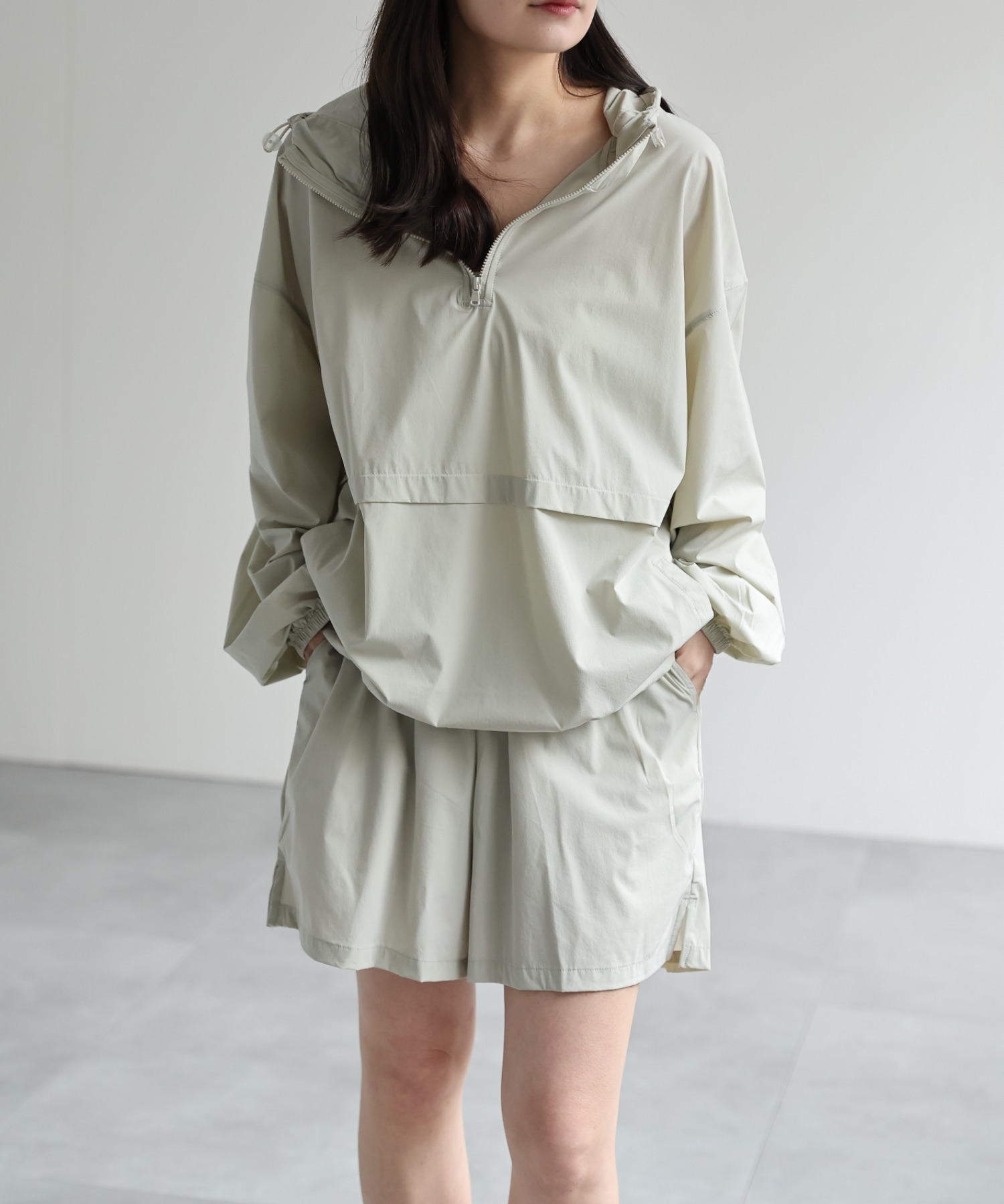 model：156cm 着用サイズ：M