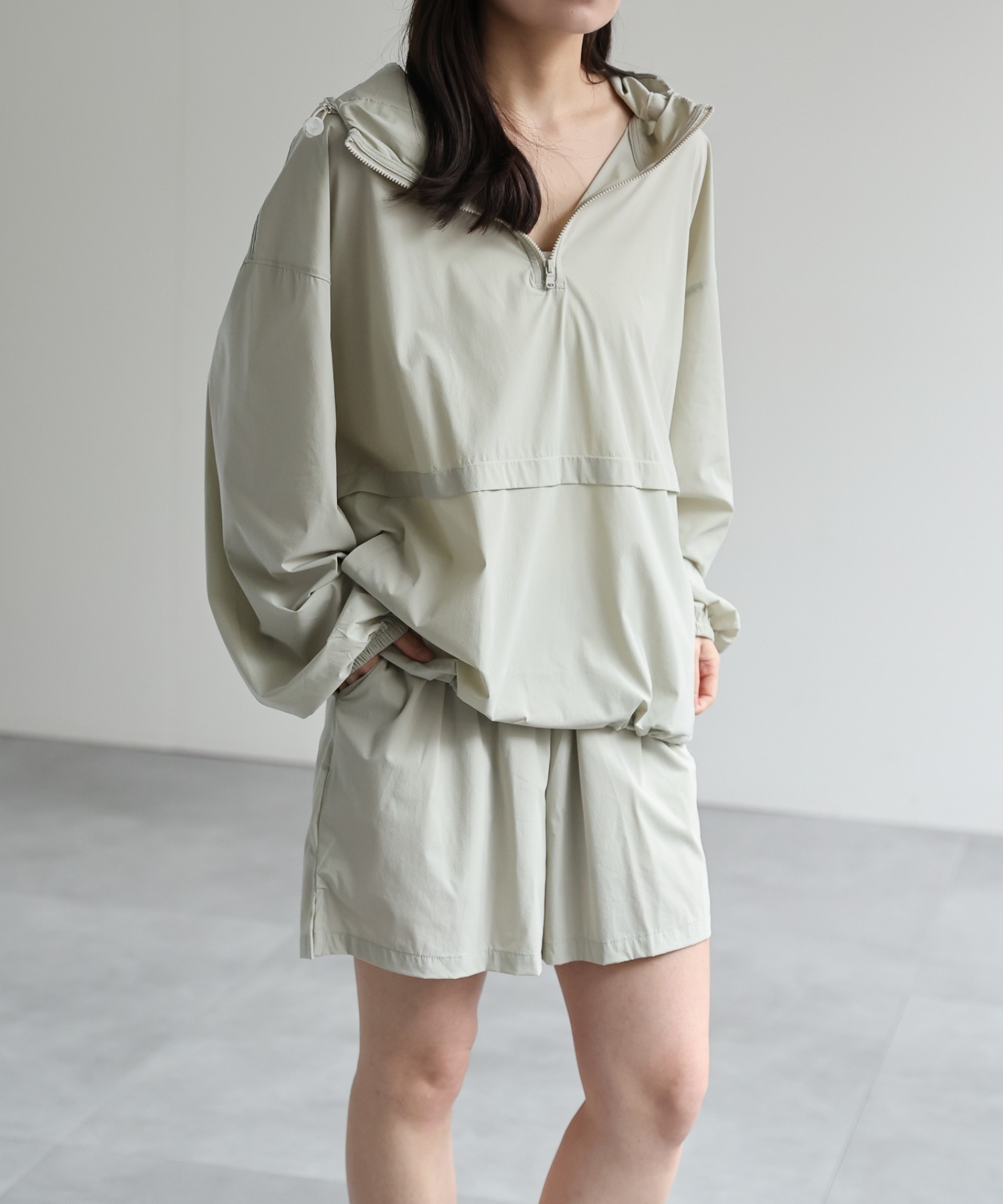 model：156cm 着用サイズ：M