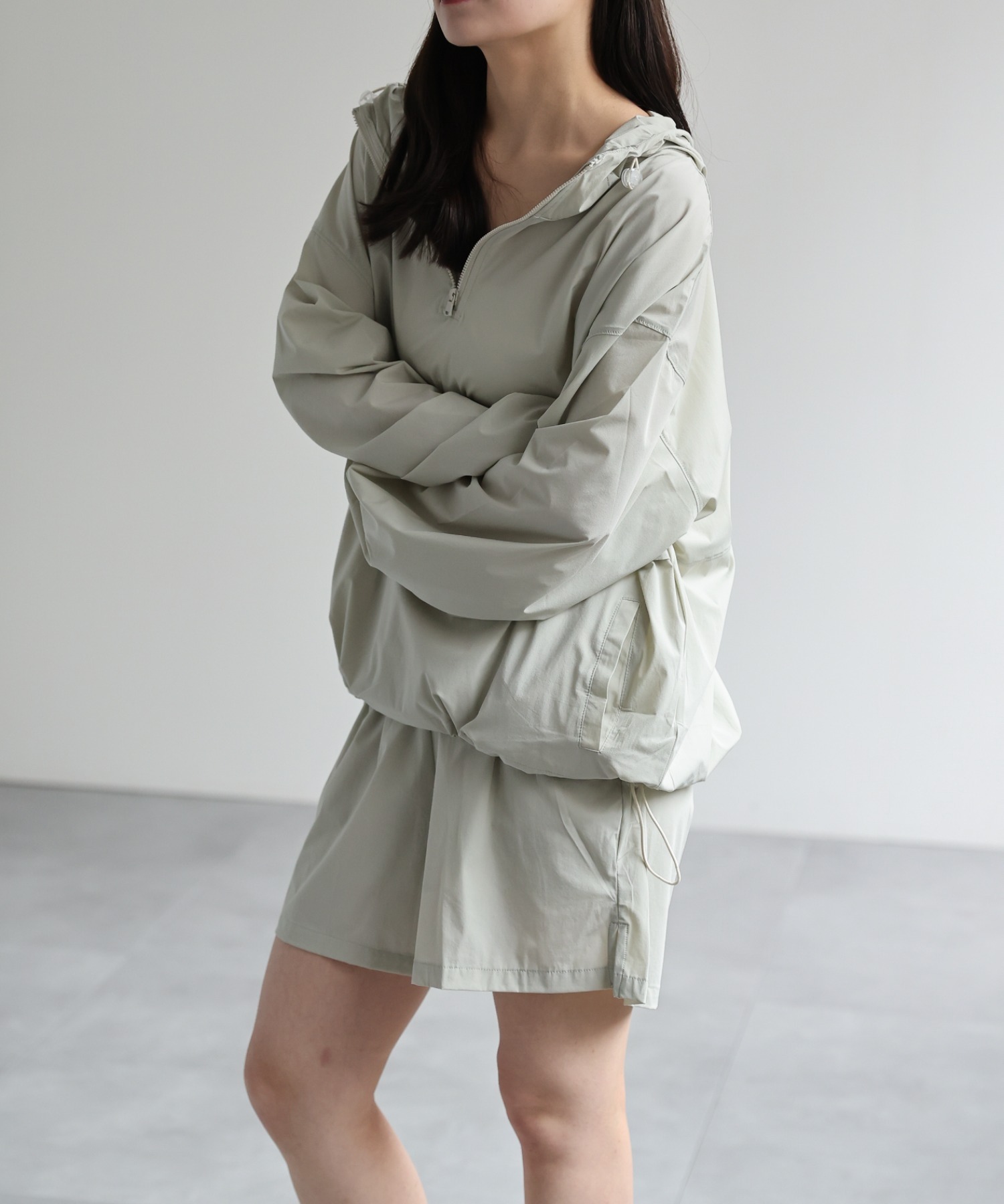 model：156cm 着用サイズ：M
