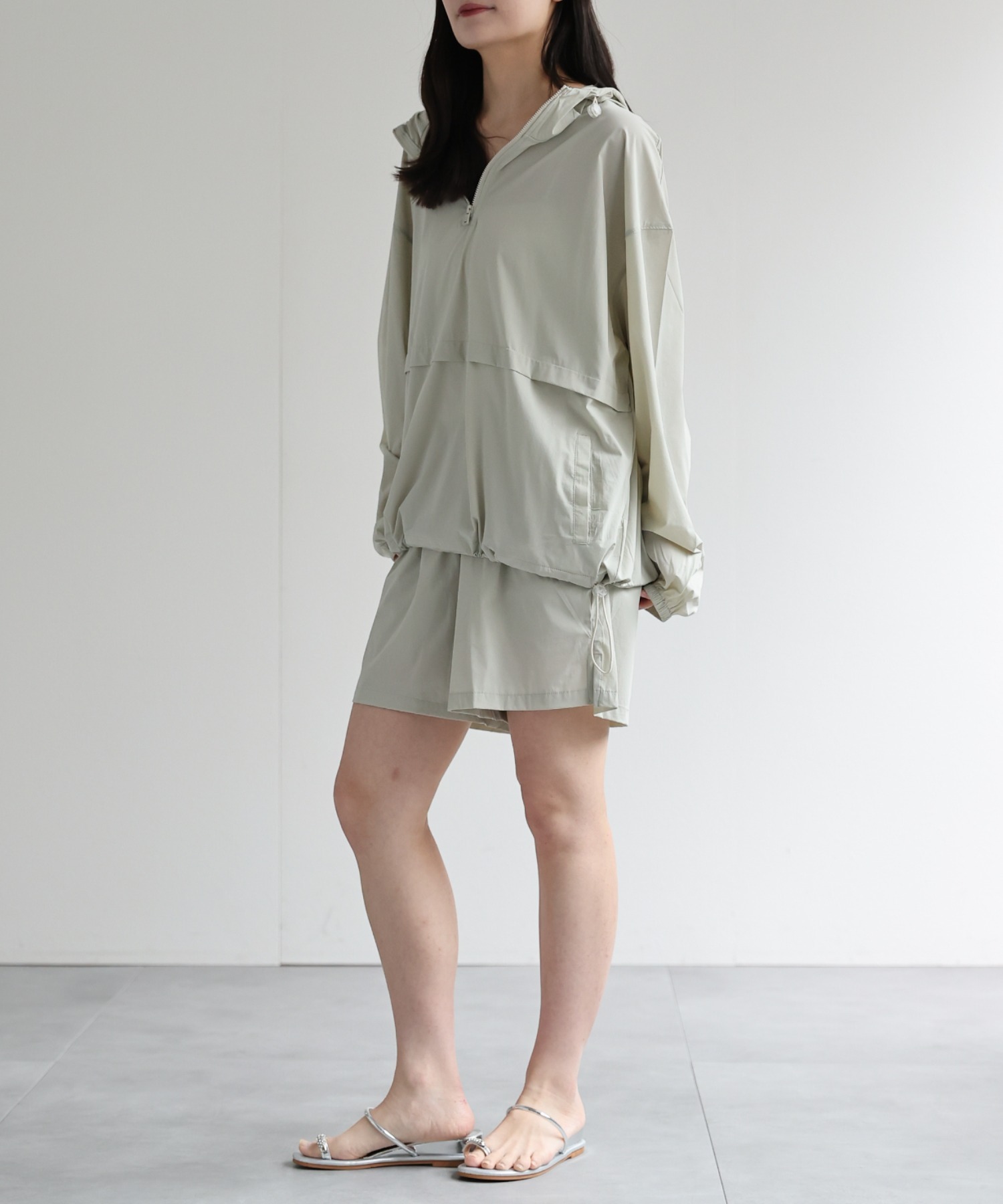 model：156cm 着用サイズ：M