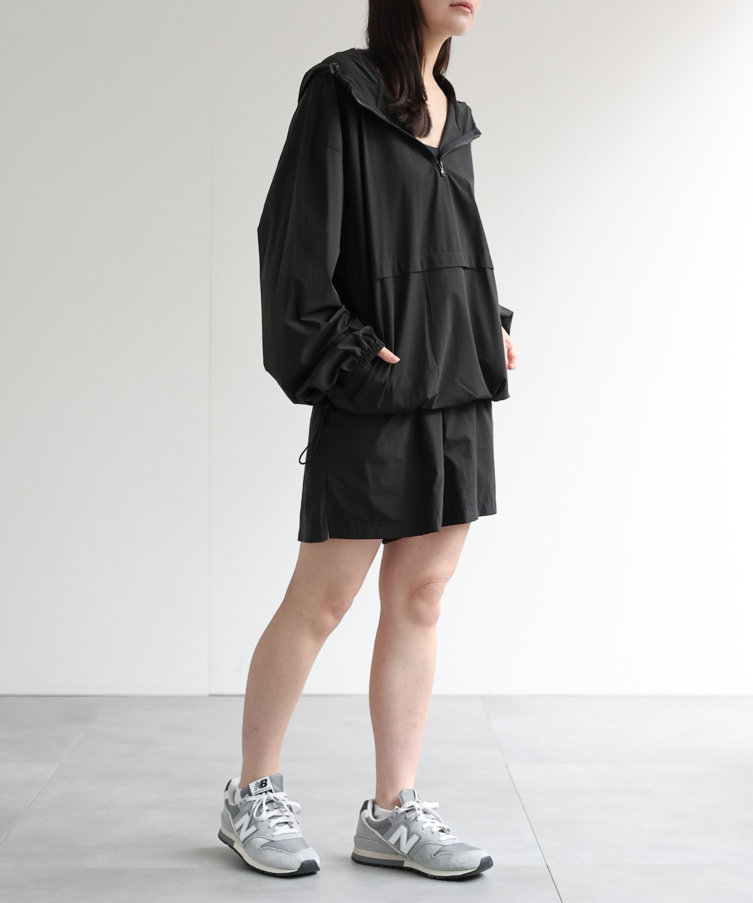 model：156cm 着用サイズ：M