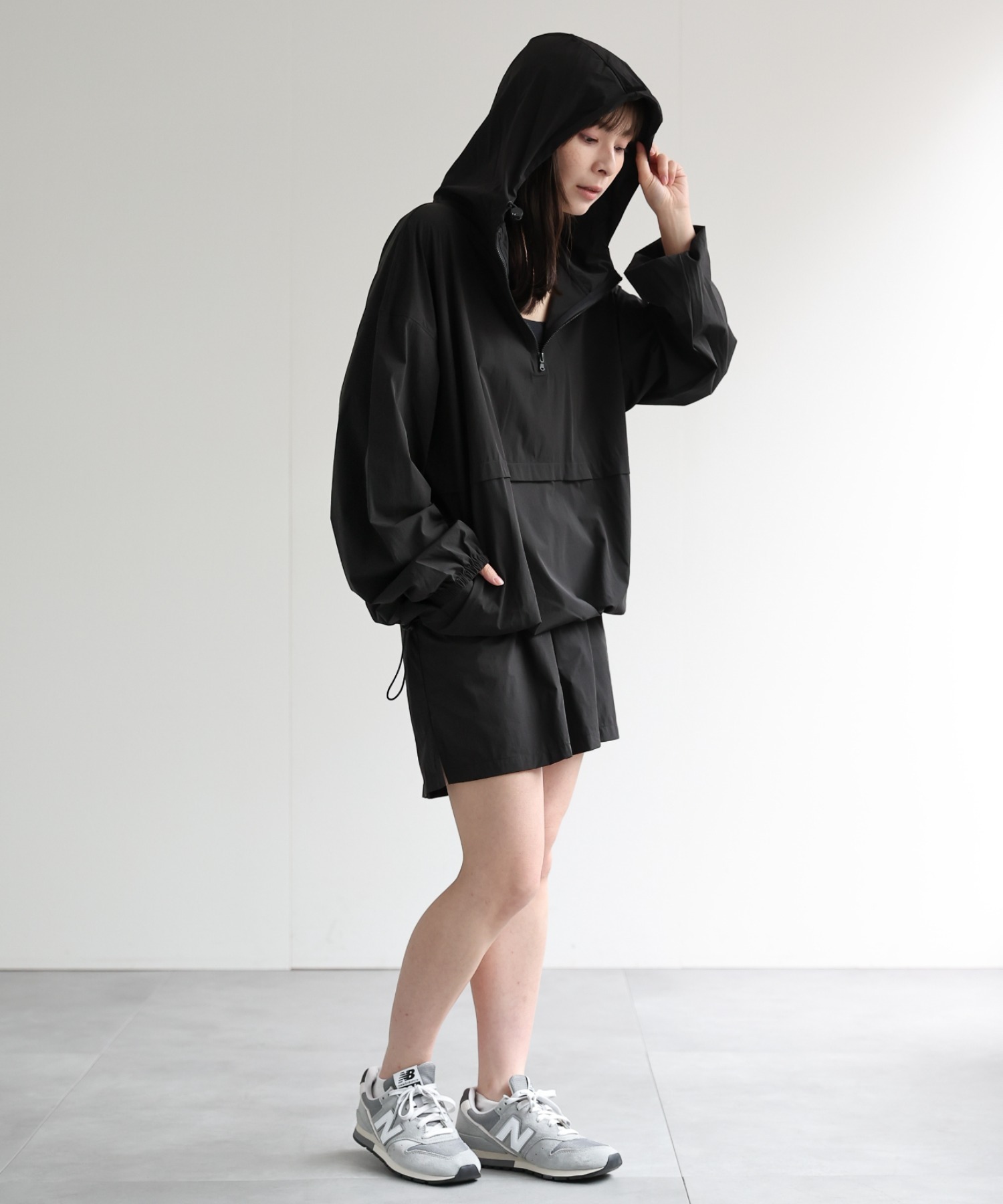 model：156cm 着用サイズ：M