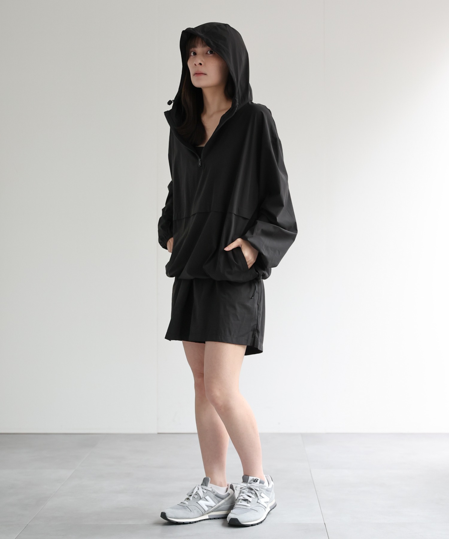 model：156cm 着用サイズ：M