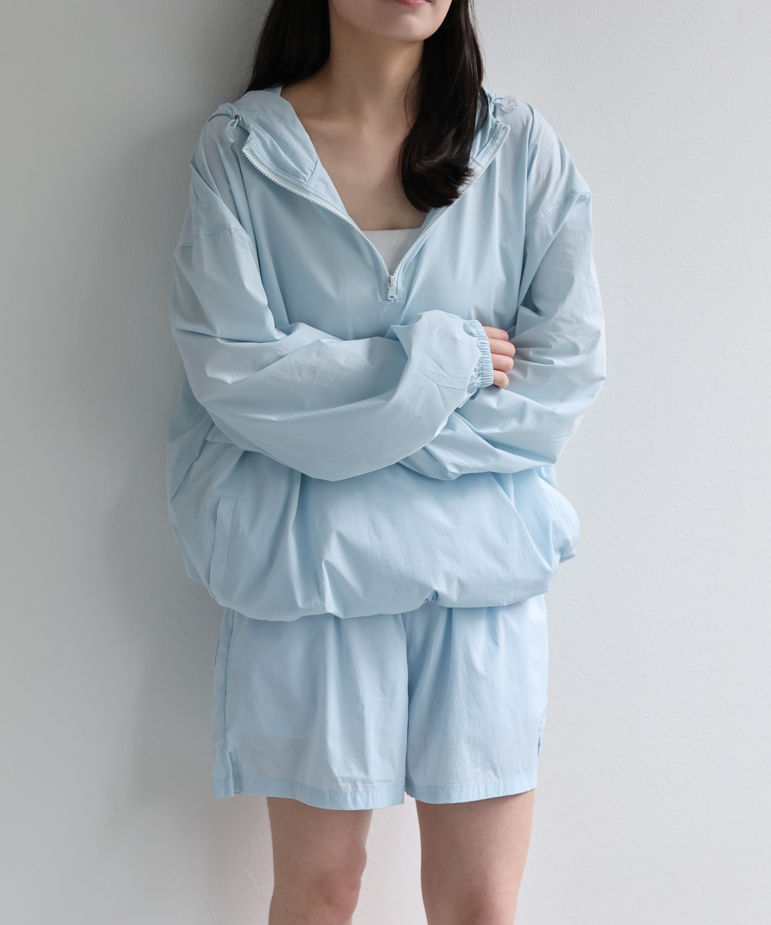 model：156cm 着用サイズ：M