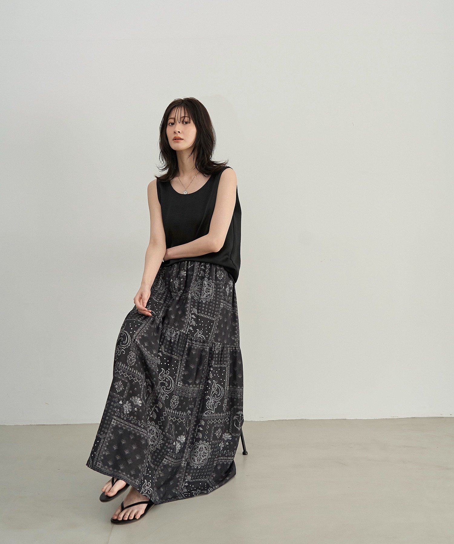 model：H166　着用サイズ：F
