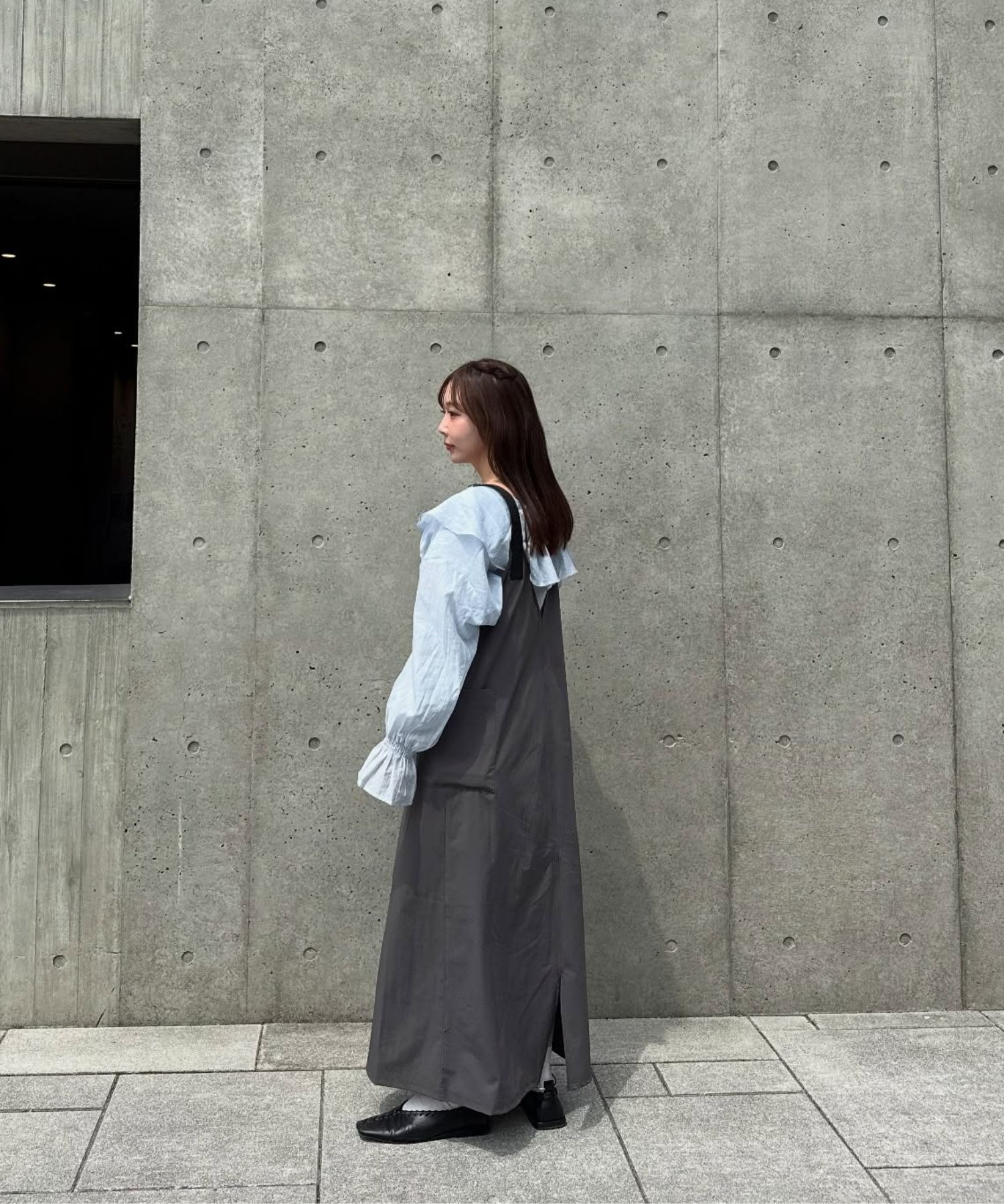 model：H157 着用サイズ：FREE