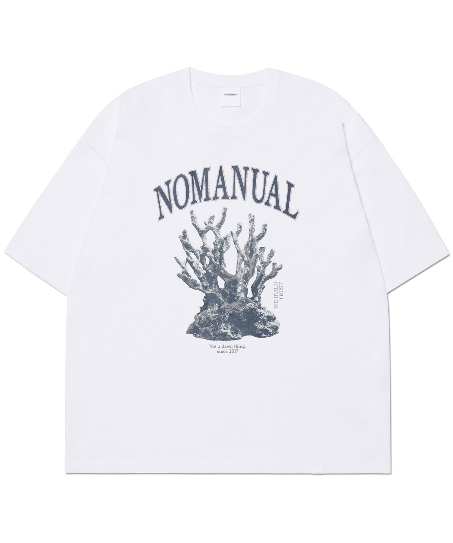 A'GEM/9 × .kom『NOMANUAL/ノーマニュアル』METAL CORAL REEF T-SHIRT