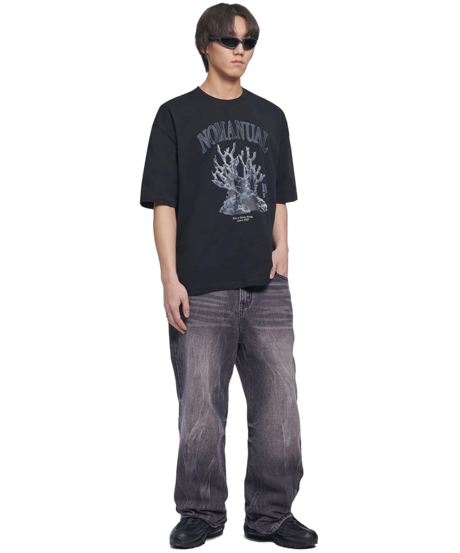 A'GEM/9 × .kom『NOMANUAL/ノーマニュアル』METAL CORAL REEF T-SHIRT