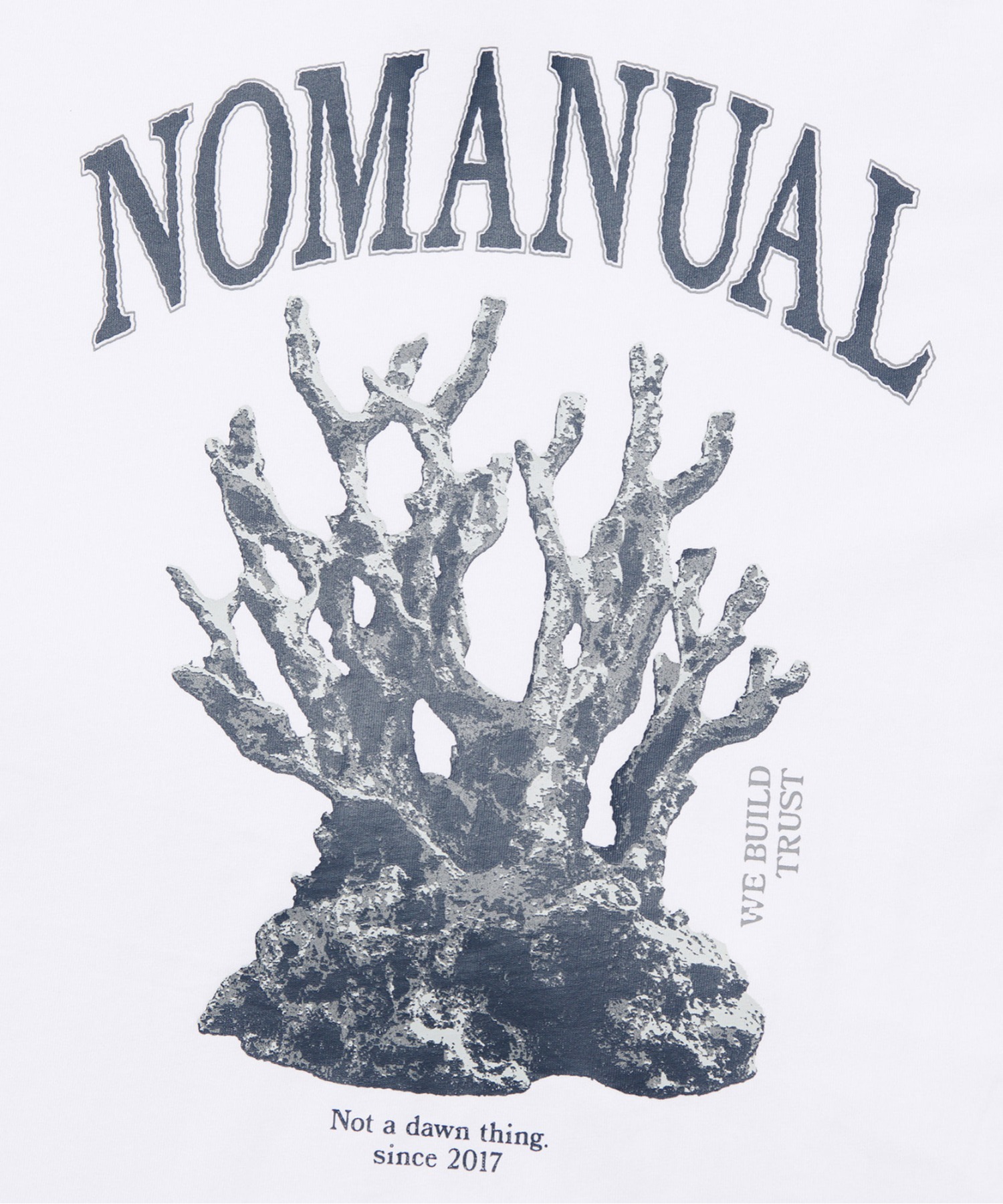 A'GEM/9 × .kom『NOMANUAL/ノーマニュアル』METAL CORAL REEF T-SHIRT